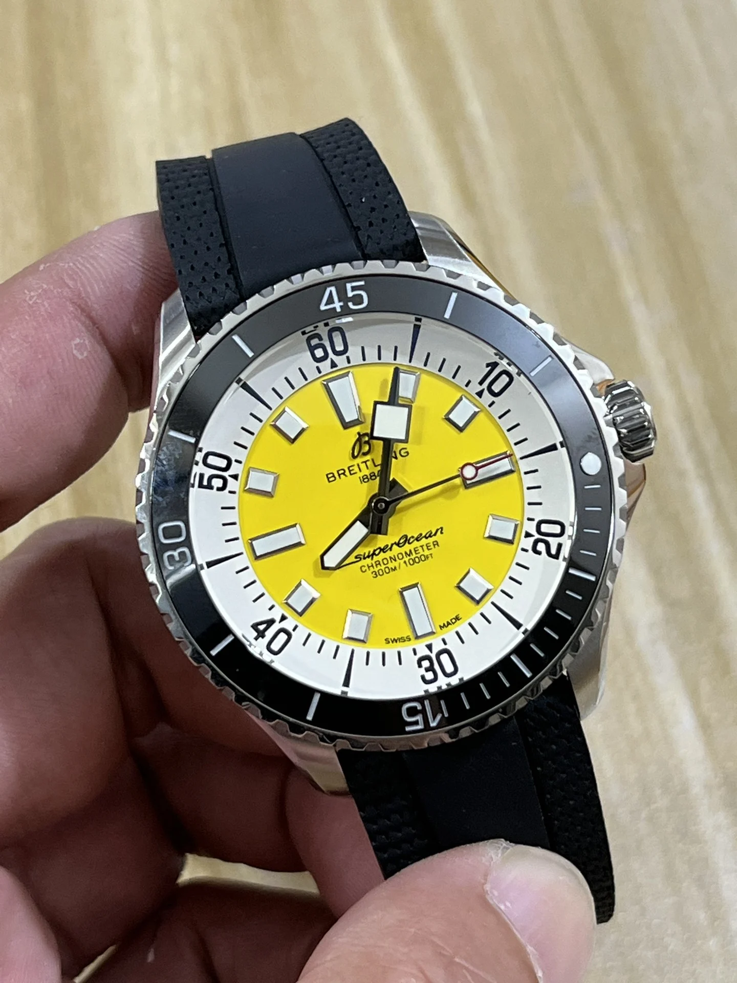 TF's new colorway of Nightingale — photographed off the sweep