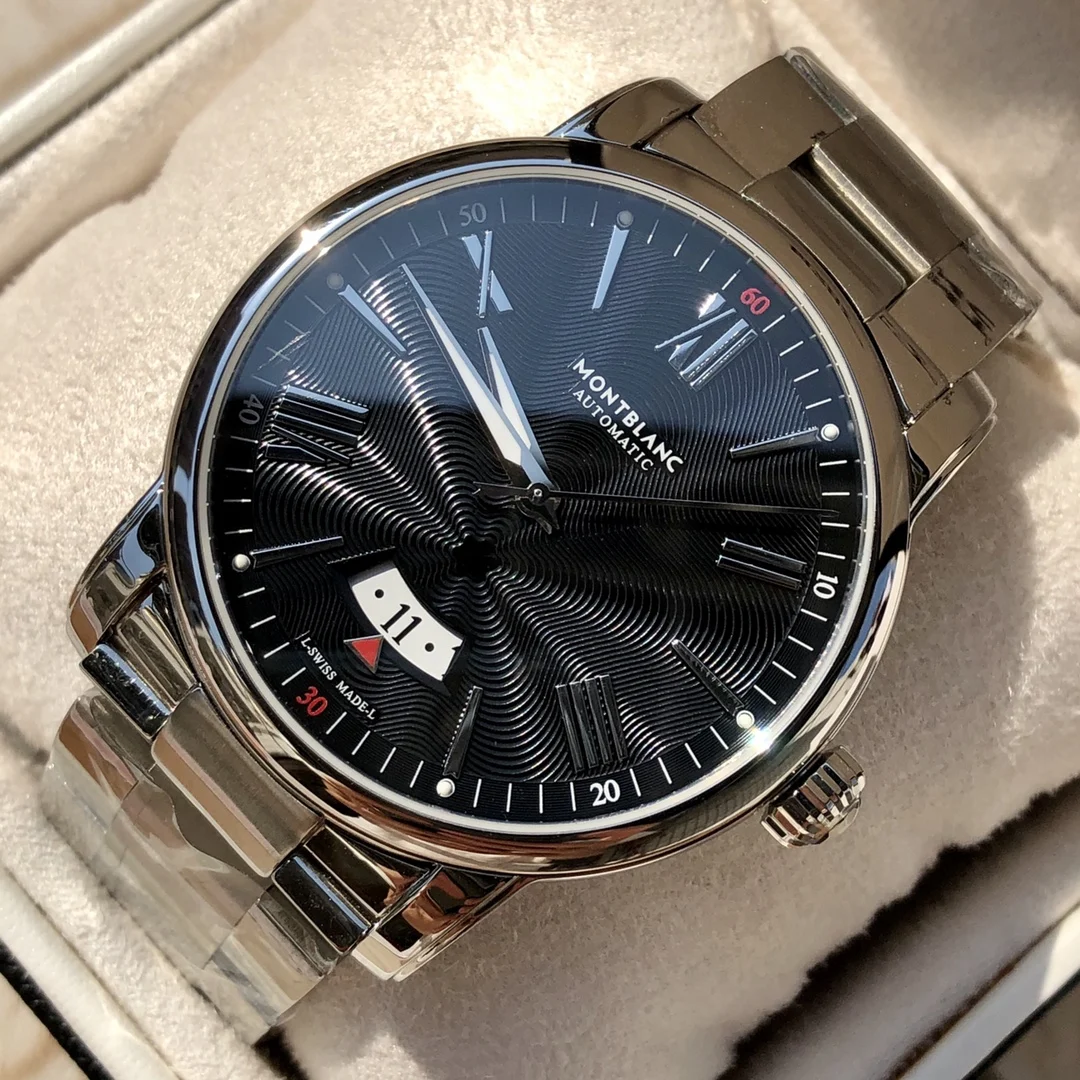 The Montblanc 4810 Collection automatic mechanical watch — photographed off the sweep