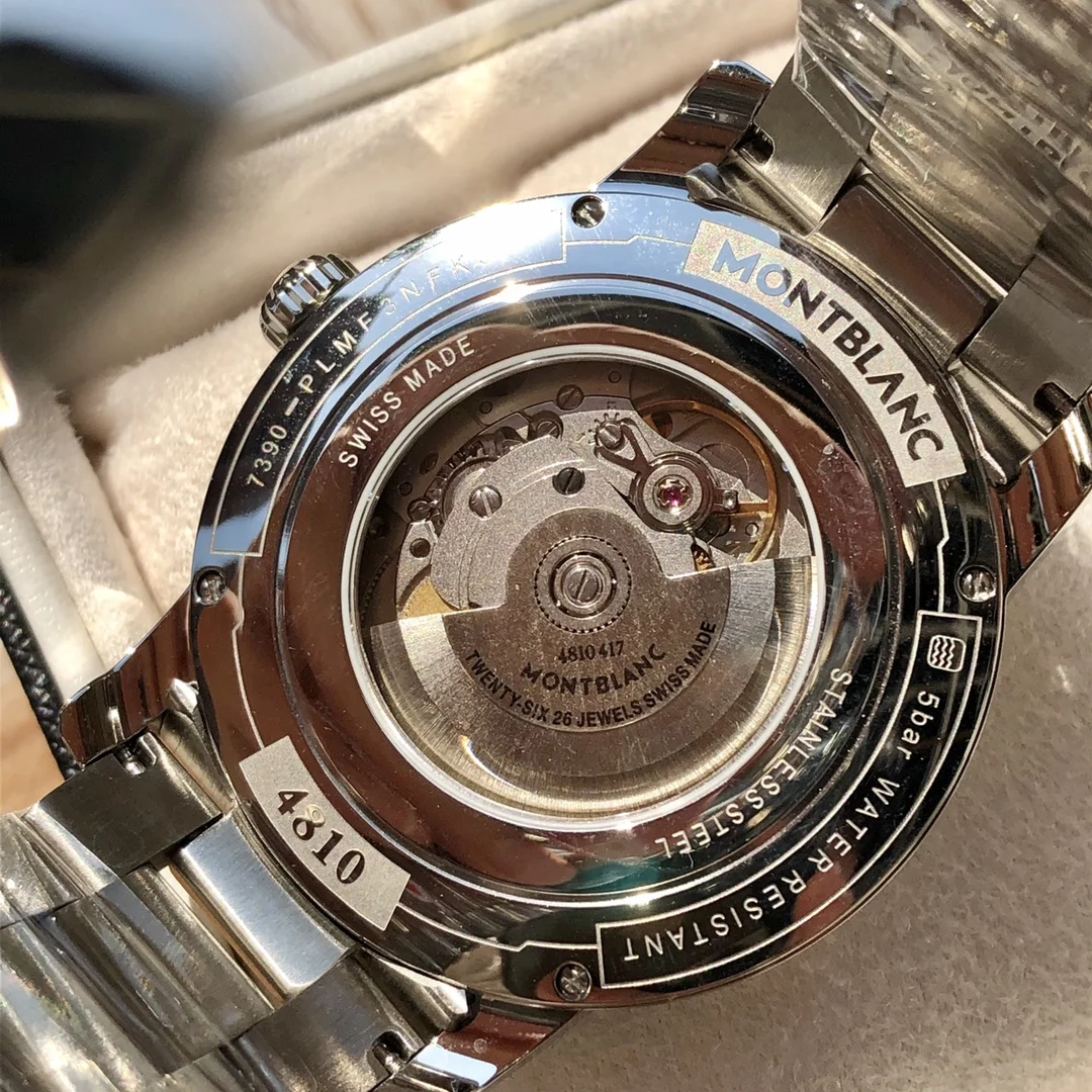 The Montblanc 4810 Collection automatic mechanical watch — photographed off the sweep