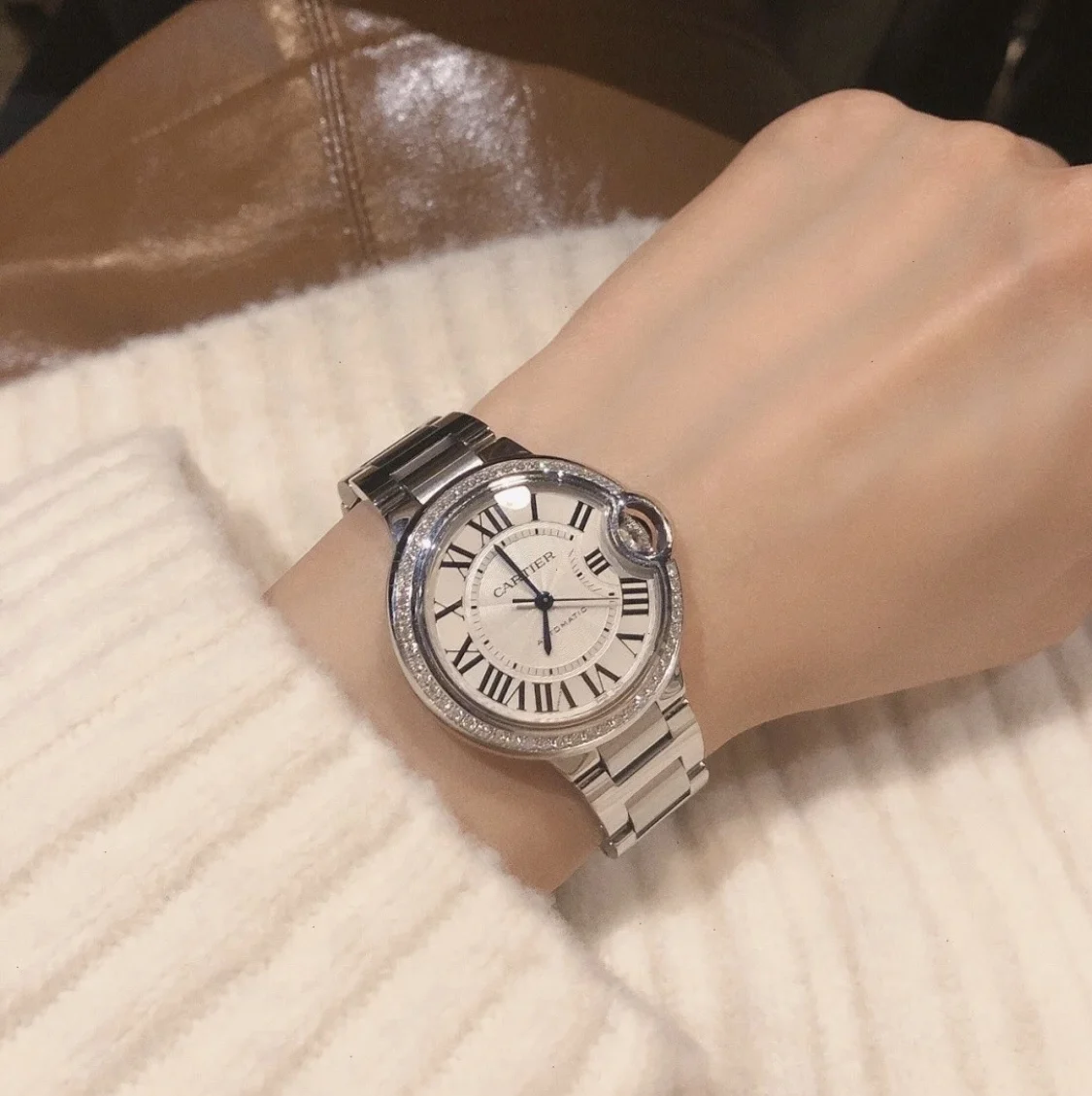 The person who wants to give you a Cartier gift does so because — photographed off the sweep
