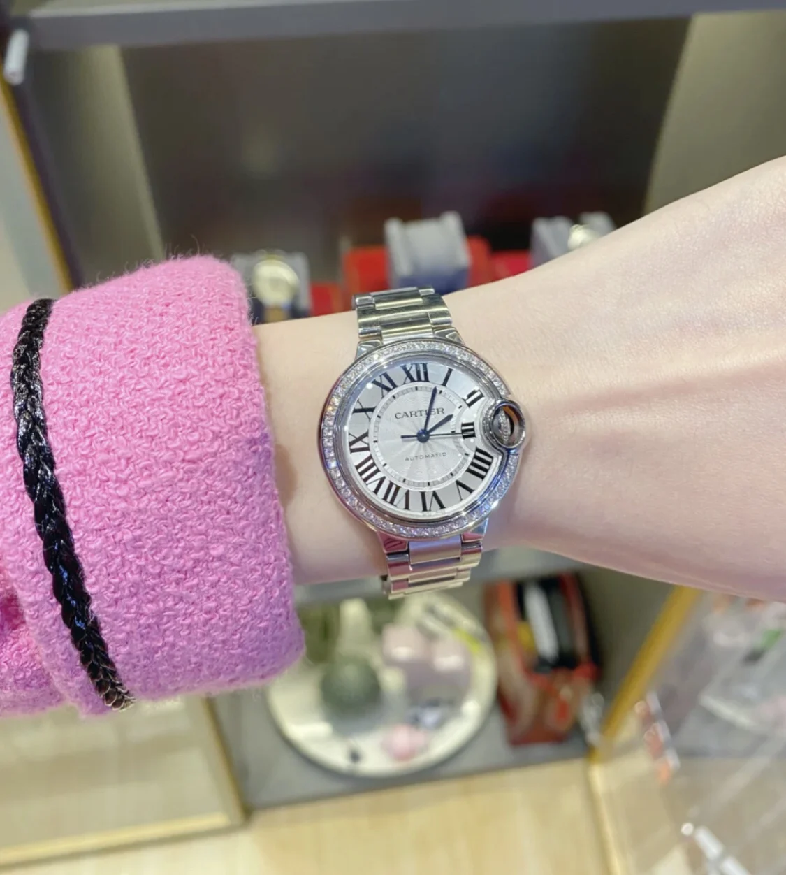 The person who wants to give you a Cartier gift does so because — photographed off the sweep