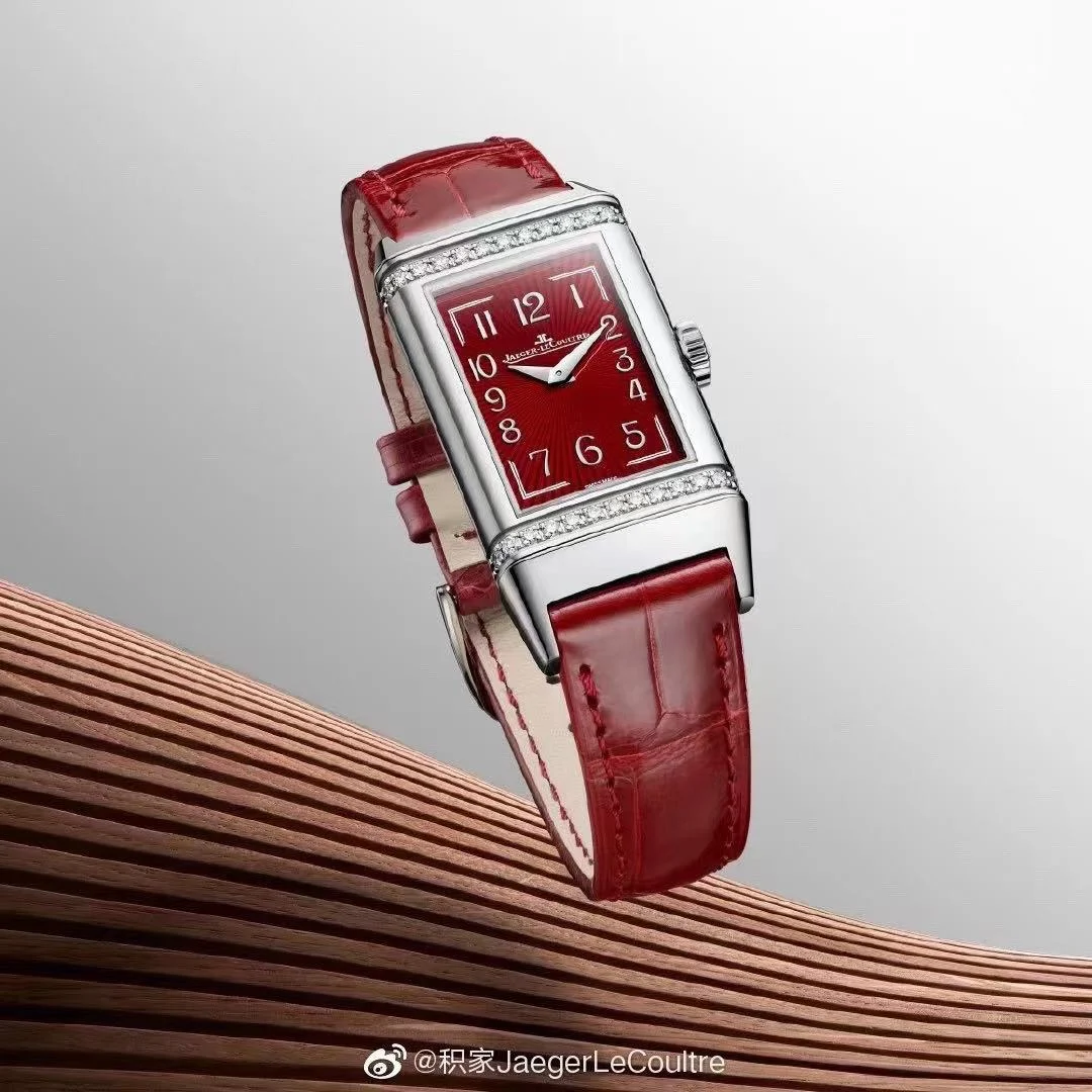 The red and white Claspé dials have different designs, but they — photographed off the sweep