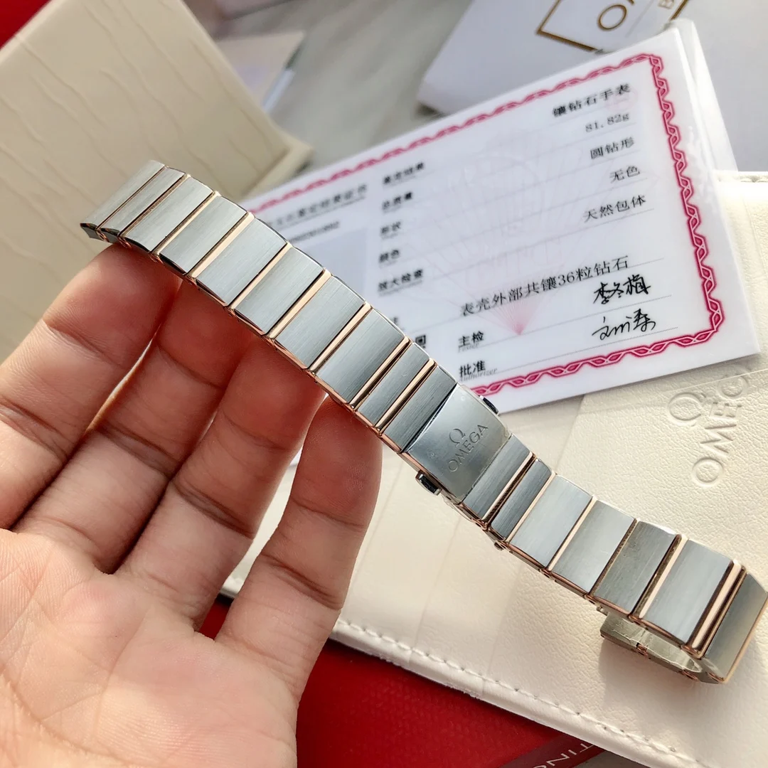 The strap is the same length as the original, and each section