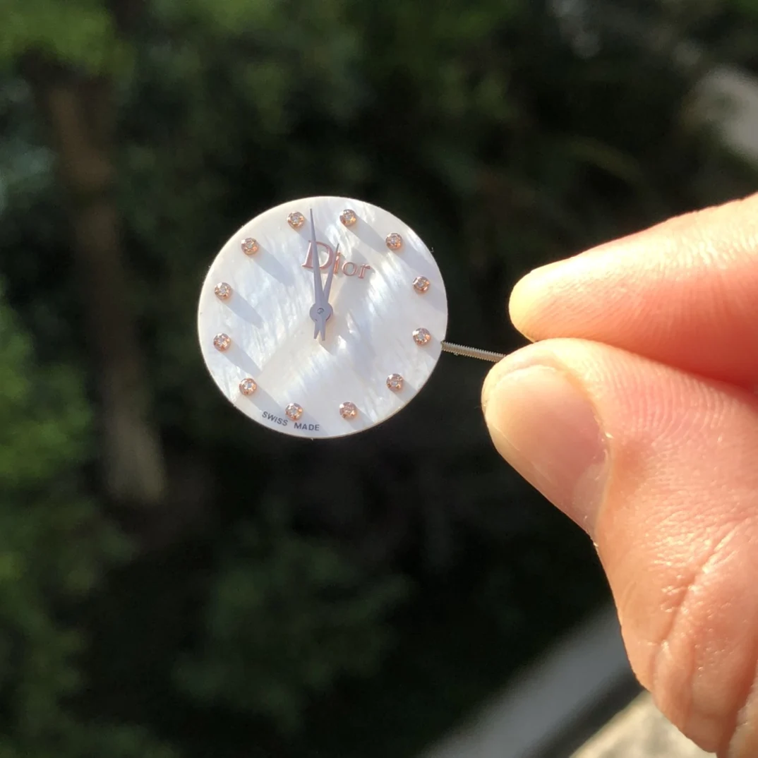 Three types of dial — photographed off the sweep