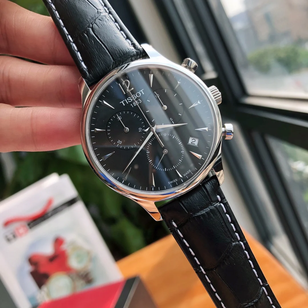 Tissot 42mm — photographed off the sweep