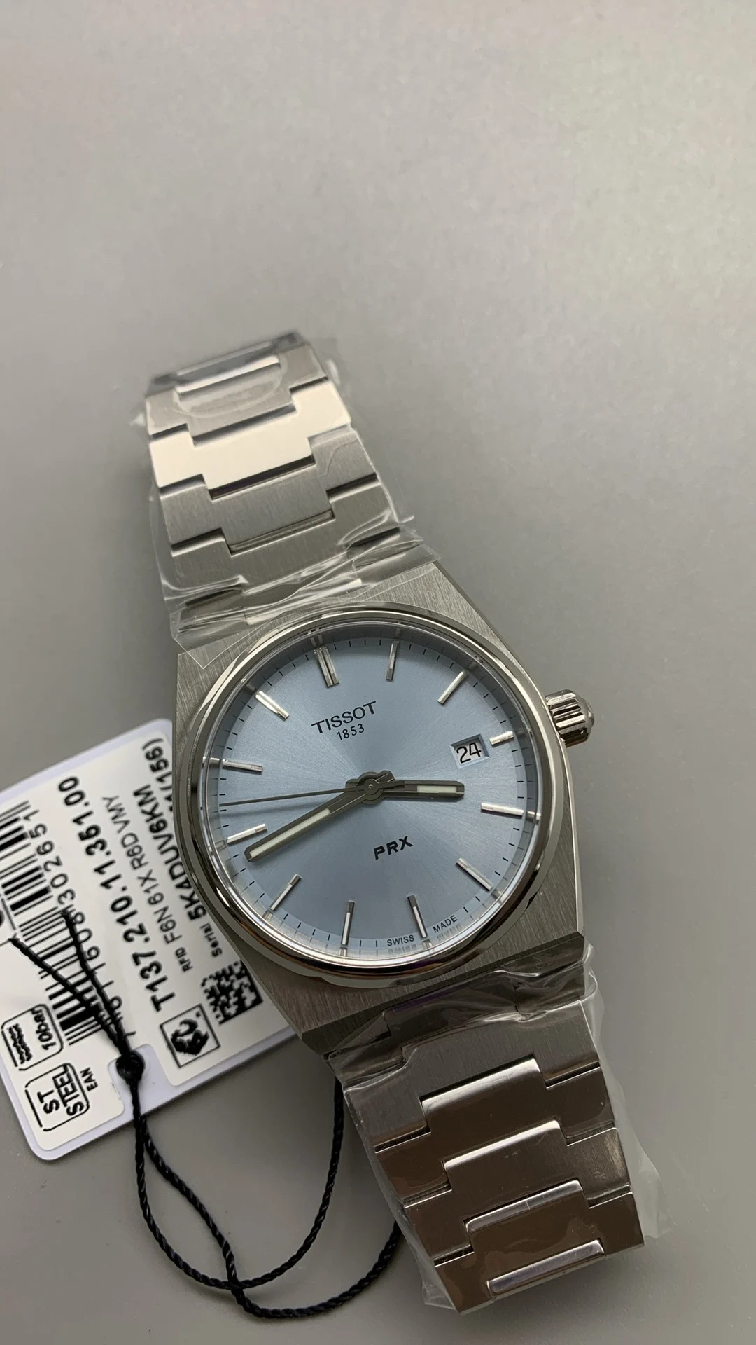 Tissot PRX — photographed off the sweep