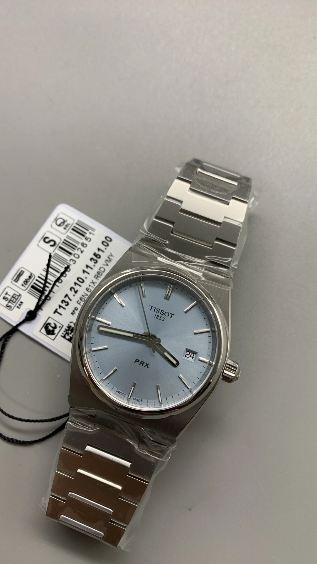Tissot PRX — photographed off the sweep