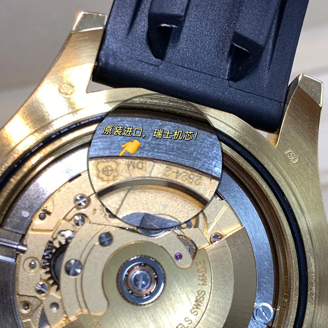 To check the quality of a watch, take it apart and inspect it — photographed off the sweep