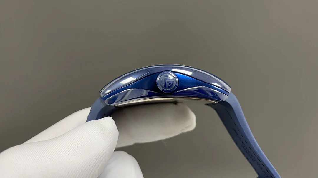 Today's recommendation: FM Popeye Blue Ceramic 44mm 9015 Movement — photographed off the sweep