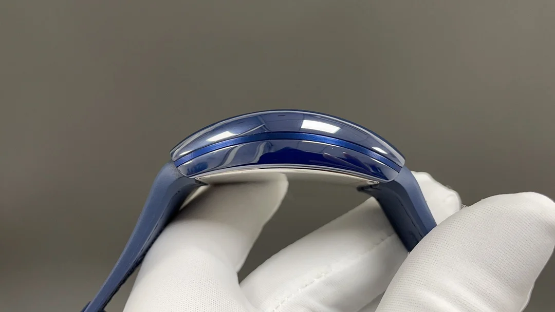 Today's recommendation: FM Popeye Blue Ceramic 44mm 9015 Movement — photographed off the sweep