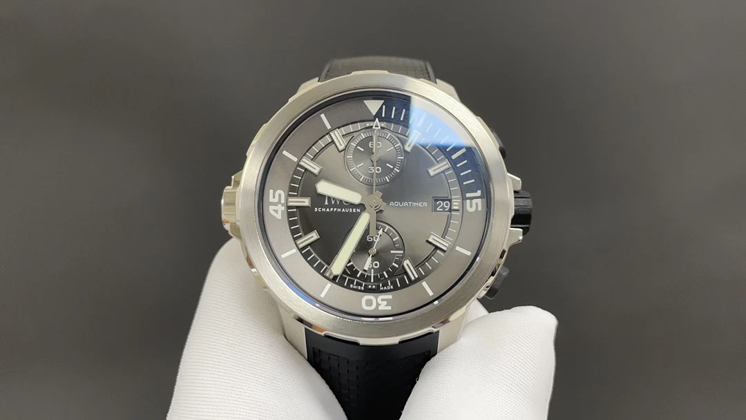 Today's recommendation: IWC Ocean Chronograph Shark Premium — photographed off the sweep