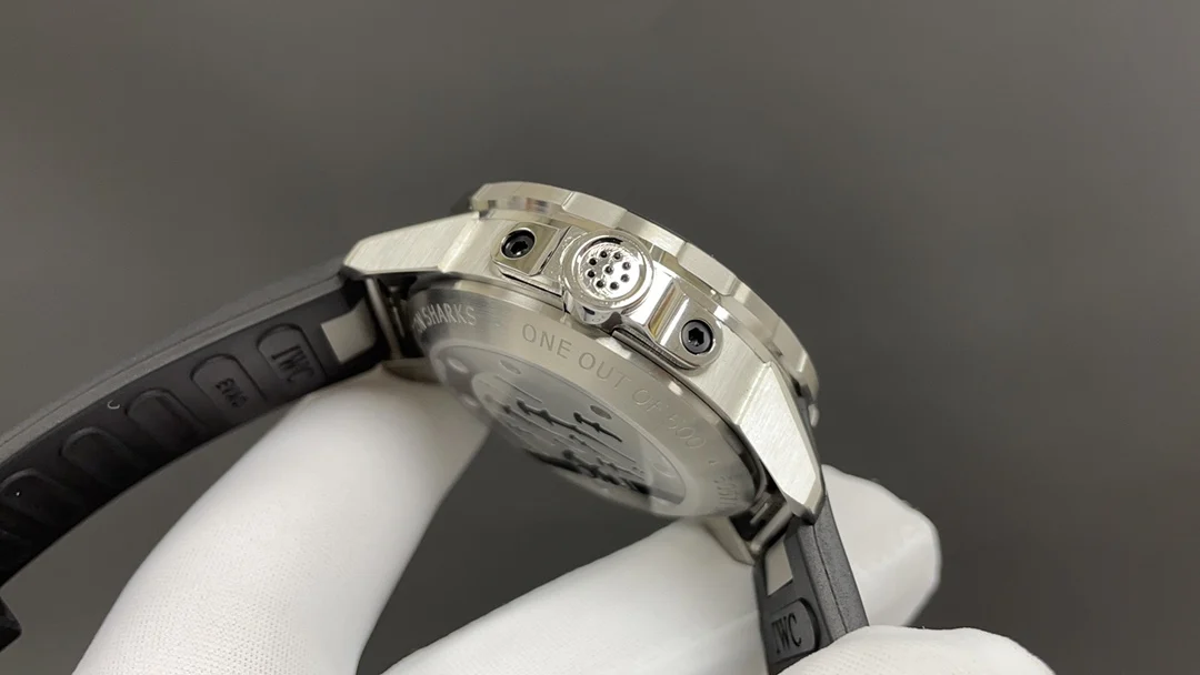Today's recommendation: IWC Ocean Chronograph Shark Premium — photographed off the sweep