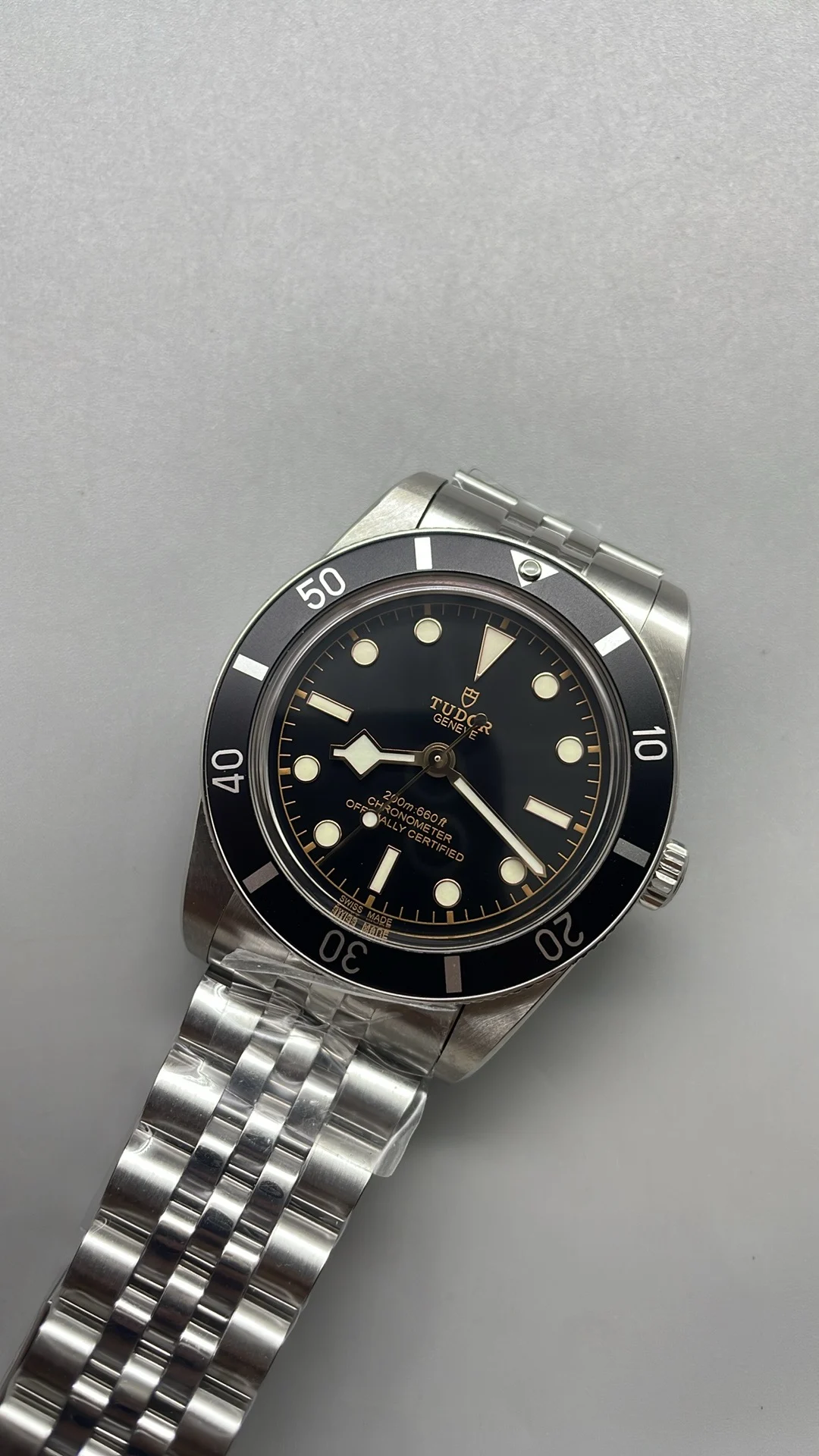 Tudor 37mm — photographed off the sweep