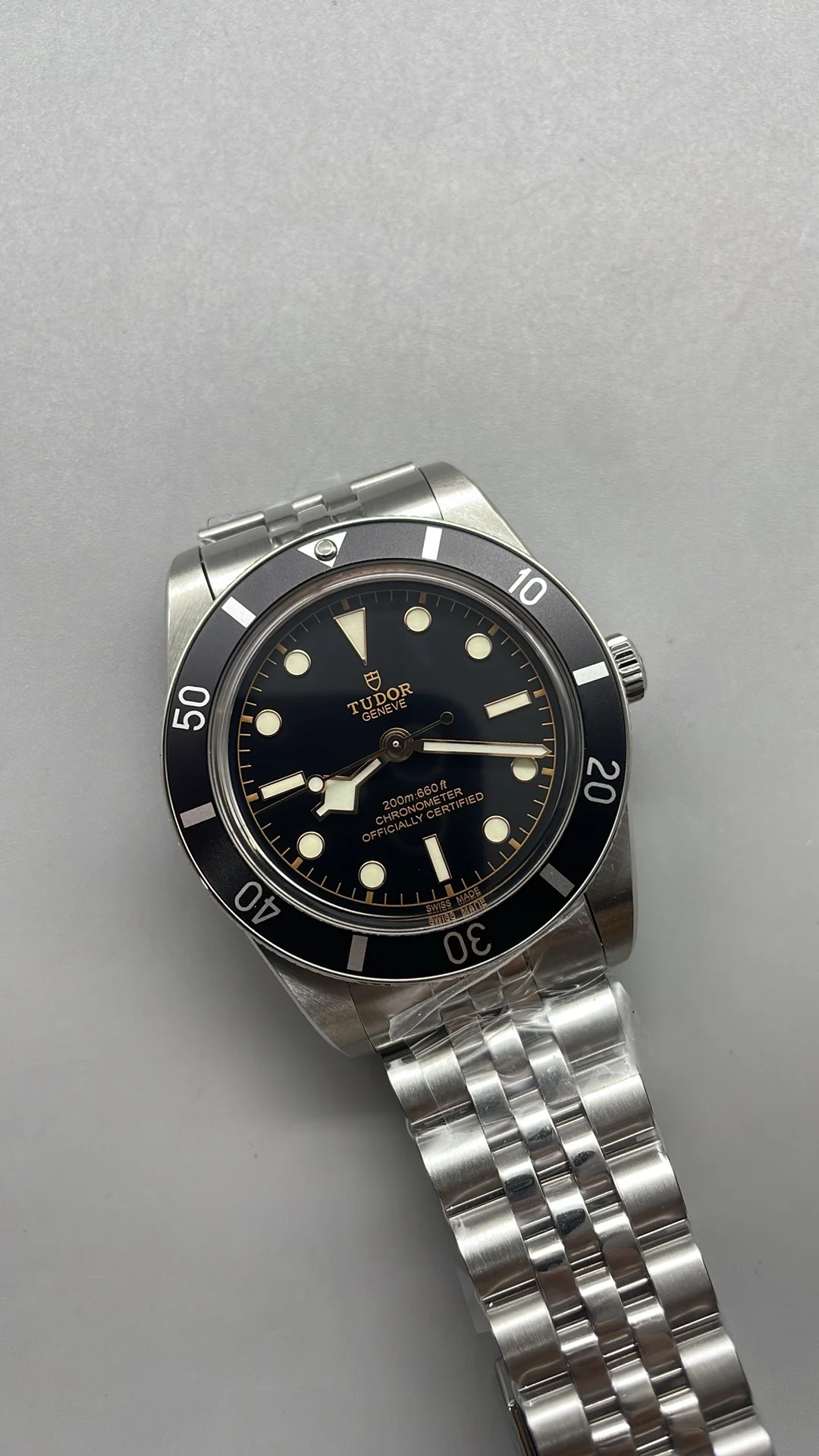 Tudor 37mm — photographed off the sweep
