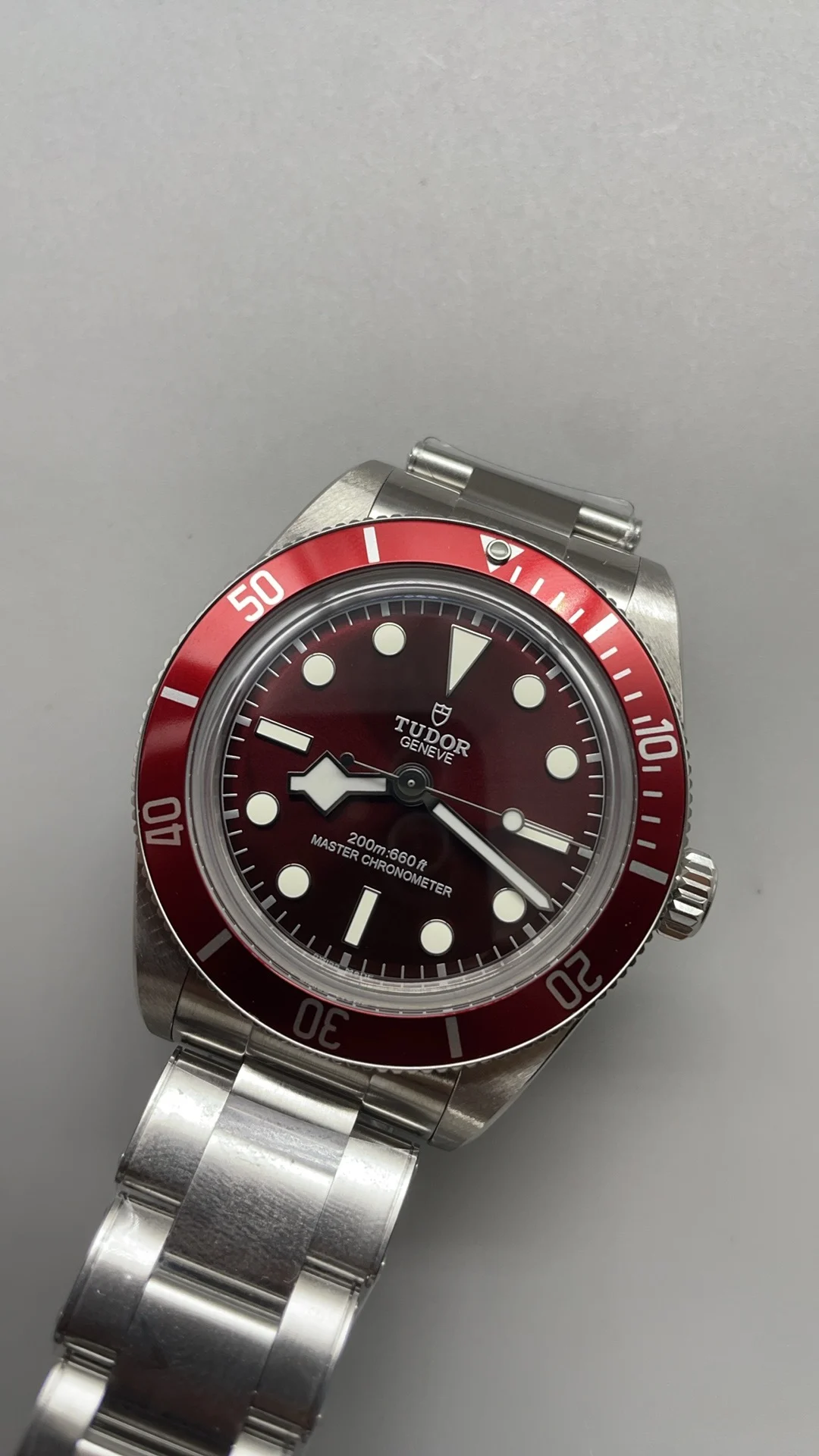 Tudor 39mm — photographed off the sweep