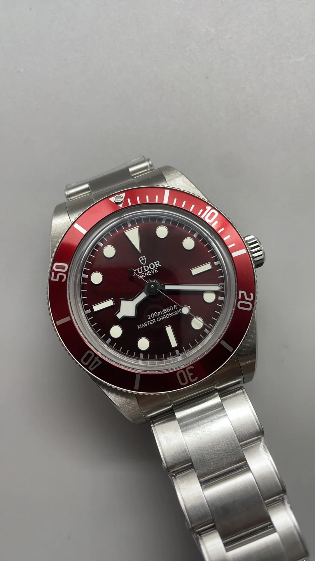 Tudor 39mm — photographed off the sweep