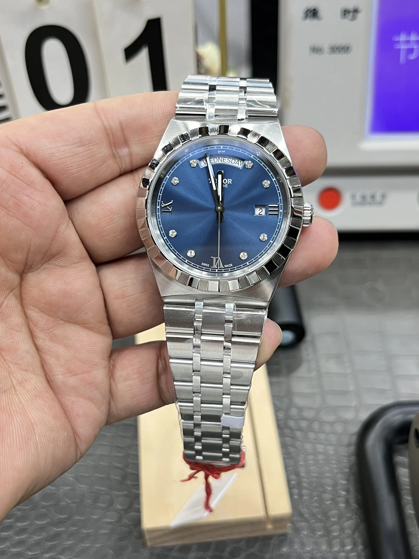 Tudor 41mm — photographed off the sweep