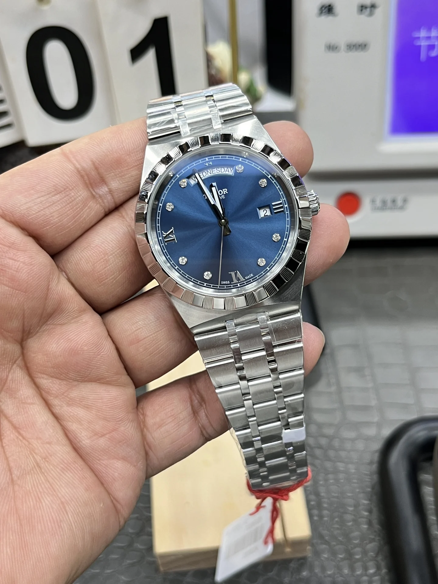 Tudor 41mm — photographed off the sweep