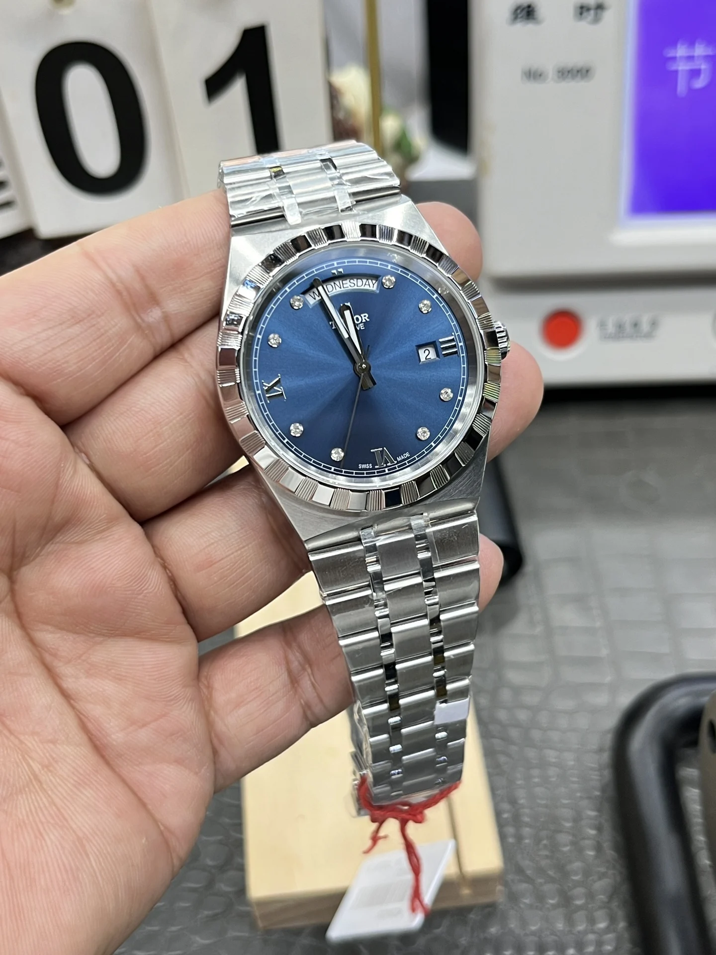 Tudor 41mm — photographed off the sweep
