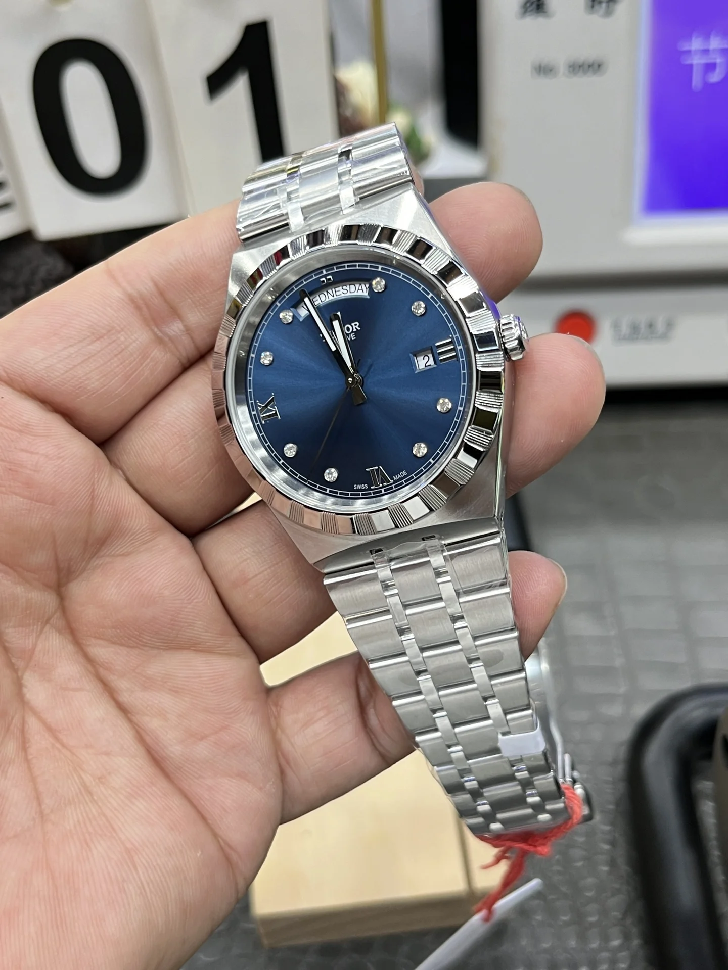 Tudor 41mm — photographed off the sweep