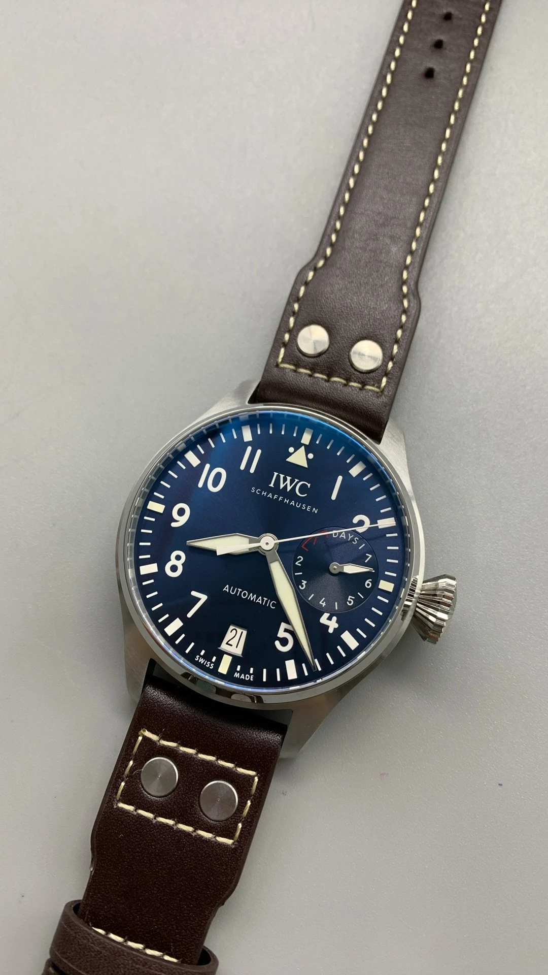Tudor 46mm — photographed off the sweep