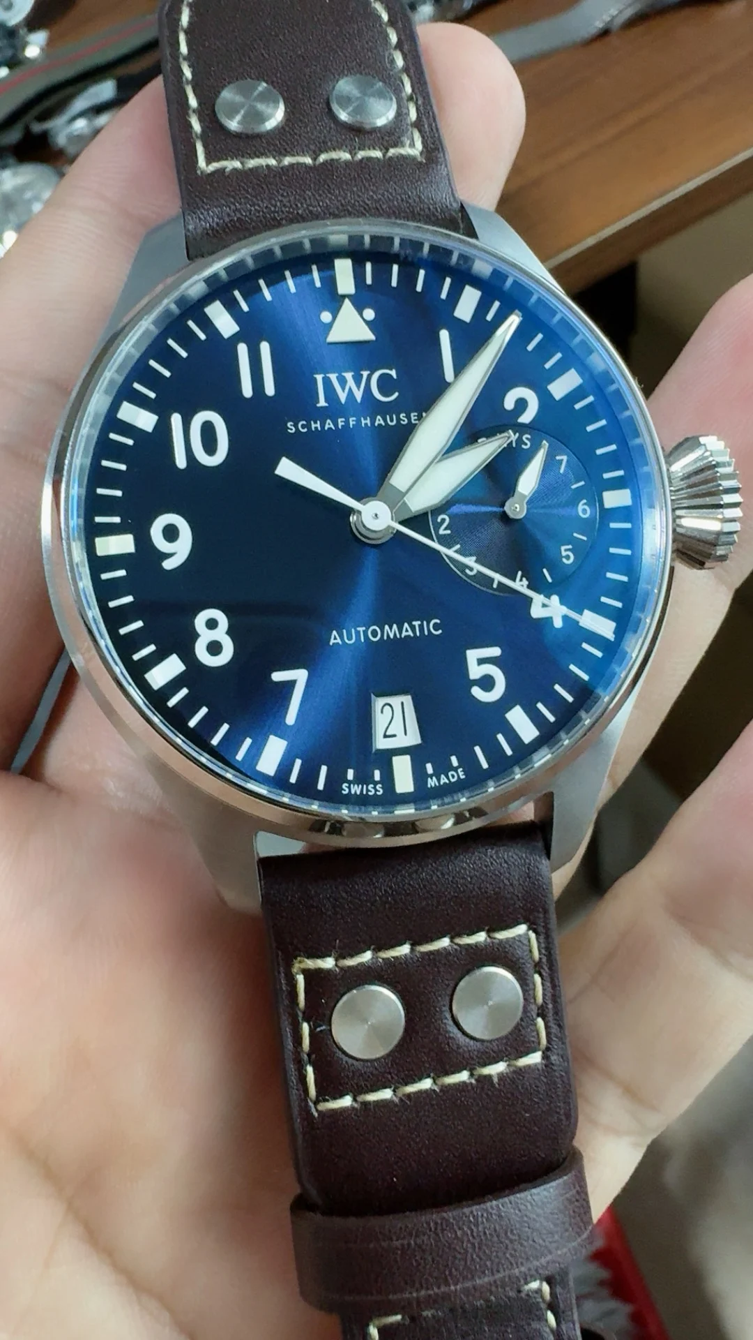 Tudor 46mm — photographed off the sweep