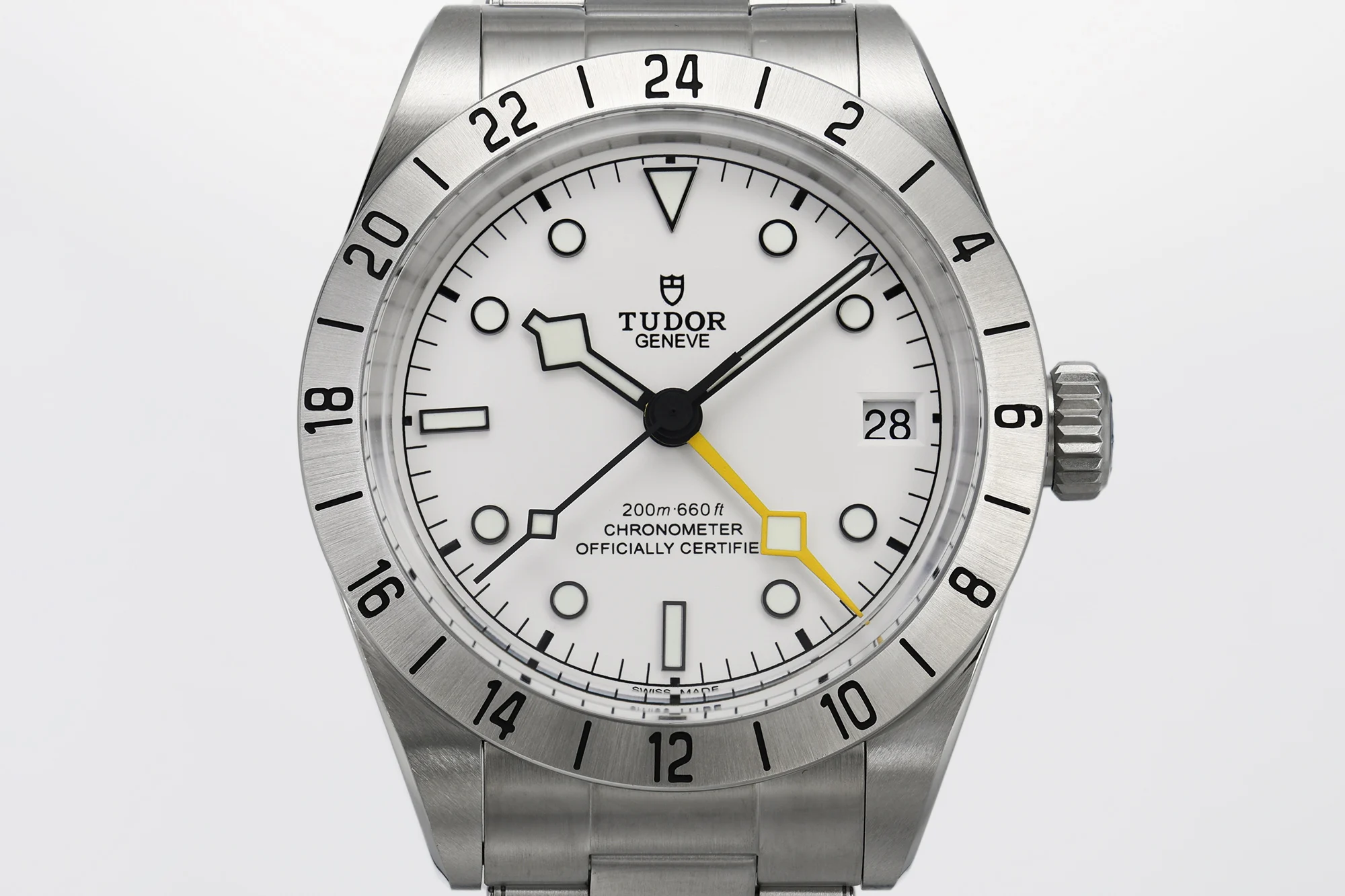 Tudor Black Bay 79470 — photographed off the sweep