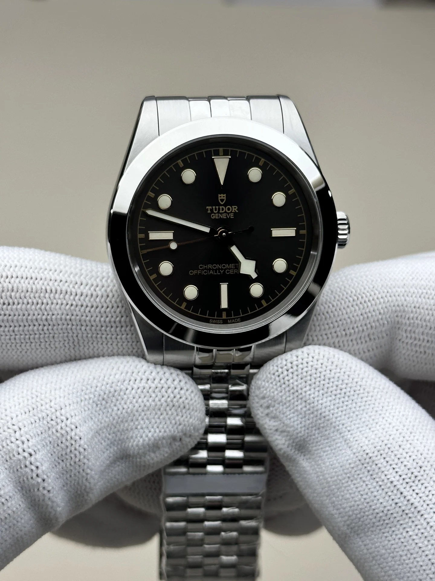 Tudor Black Bay 79660 — photographed off the sweep