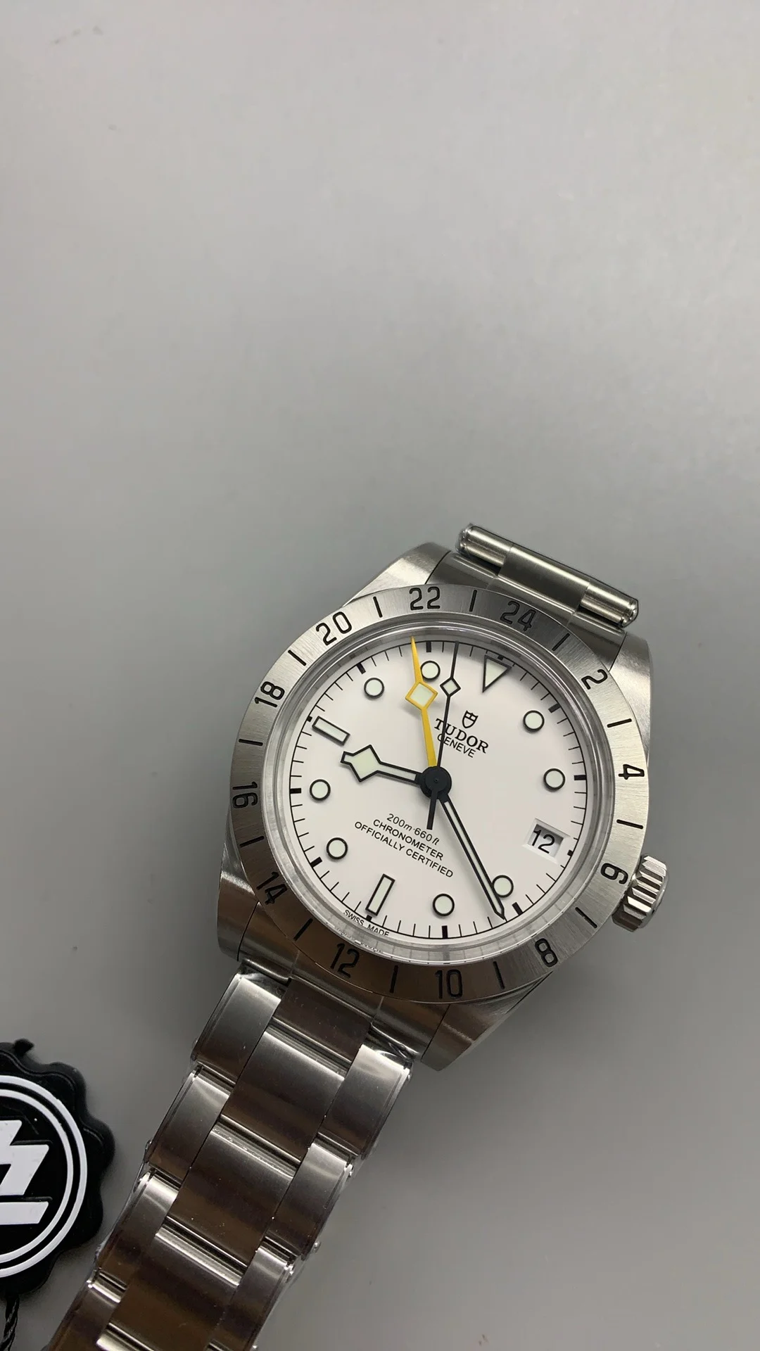 Tudor Black Bay Black Dial 39.5mm — photographed off the sweep
