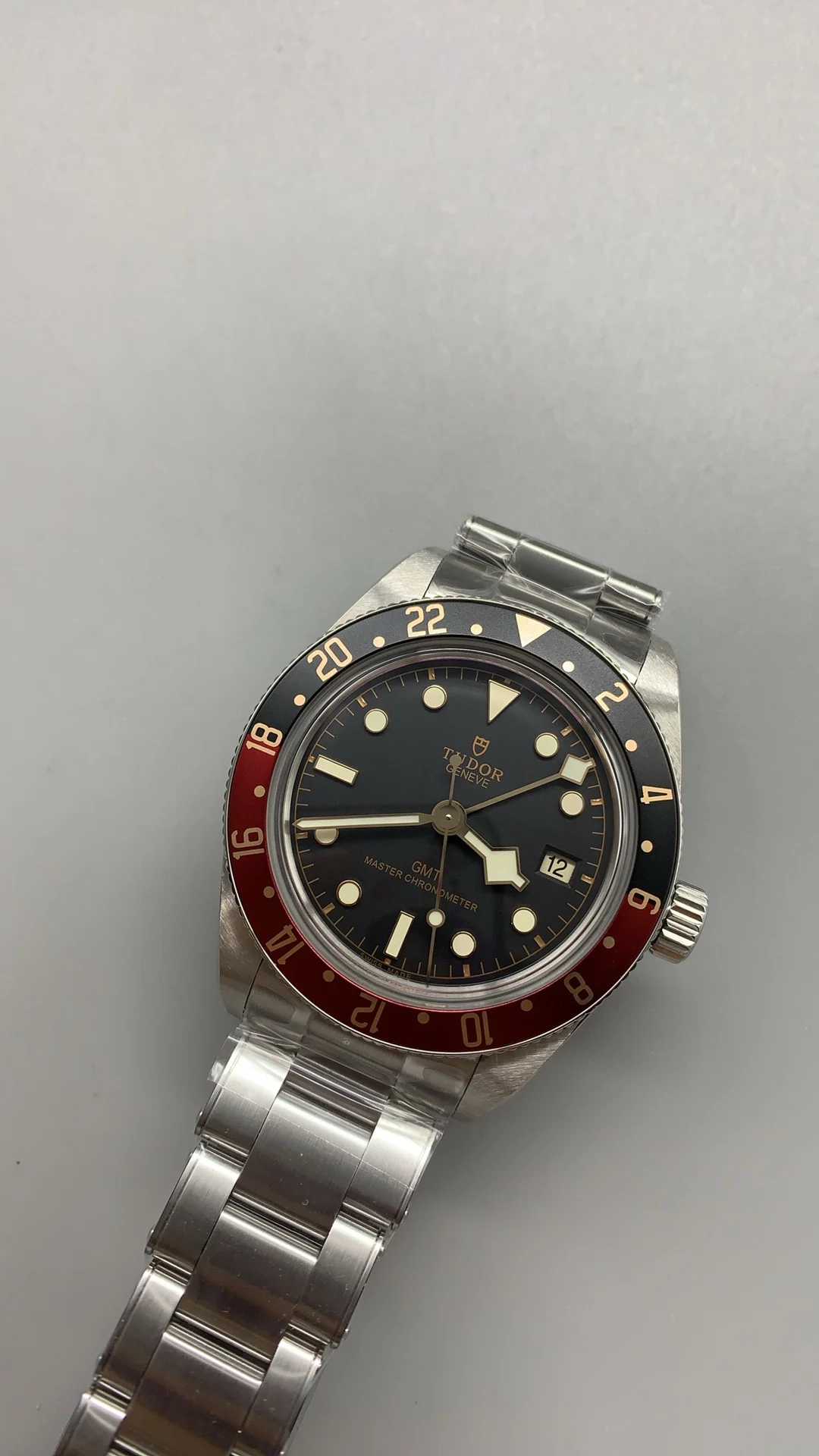 Tudor Black Bay Black Dial 39mm — photographed off the sweep