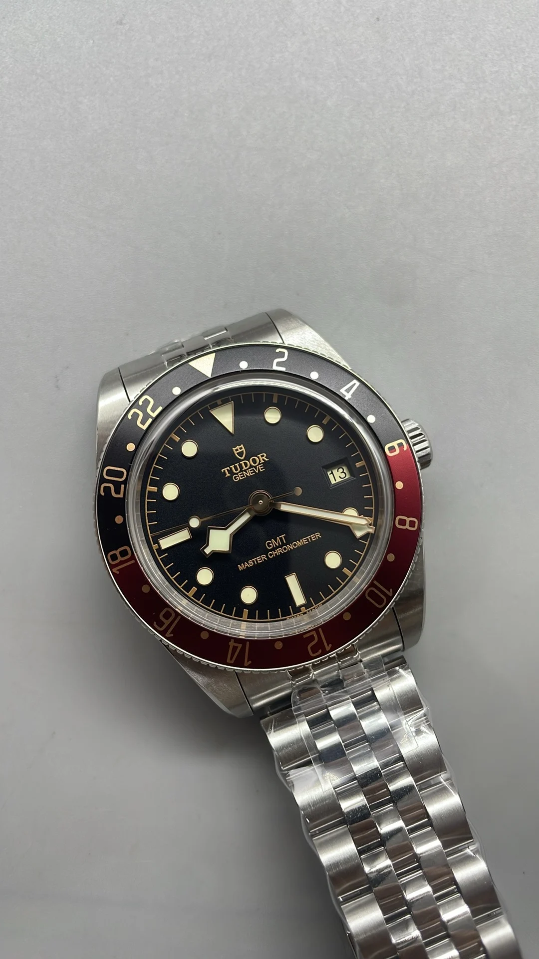 Tudor Black Bay Black Dial 39mm — photographed off the sweep