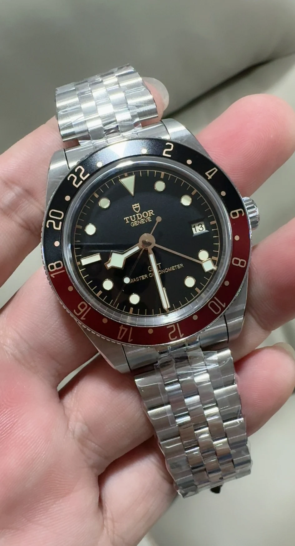 Tudor Black Bay Black Dial 39mm — photographed off the sweep