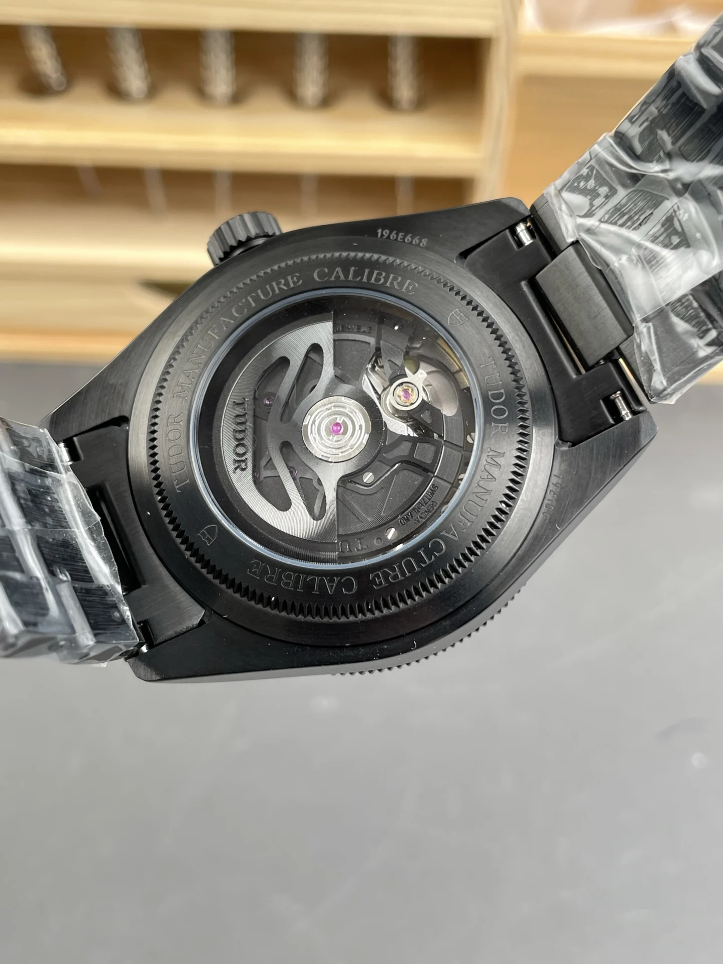 Tudor Black Bay Black Dial 41mm — photographed off the sweep