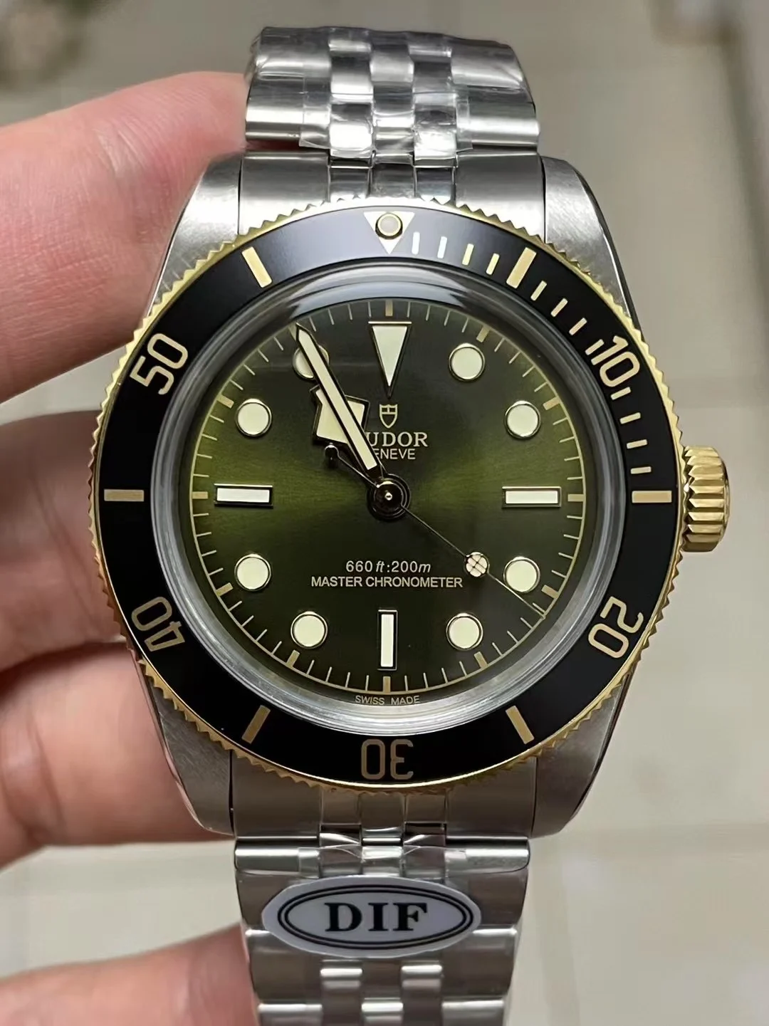 Tudor Black Bay Black Dial 41mm — photographed off the sweep