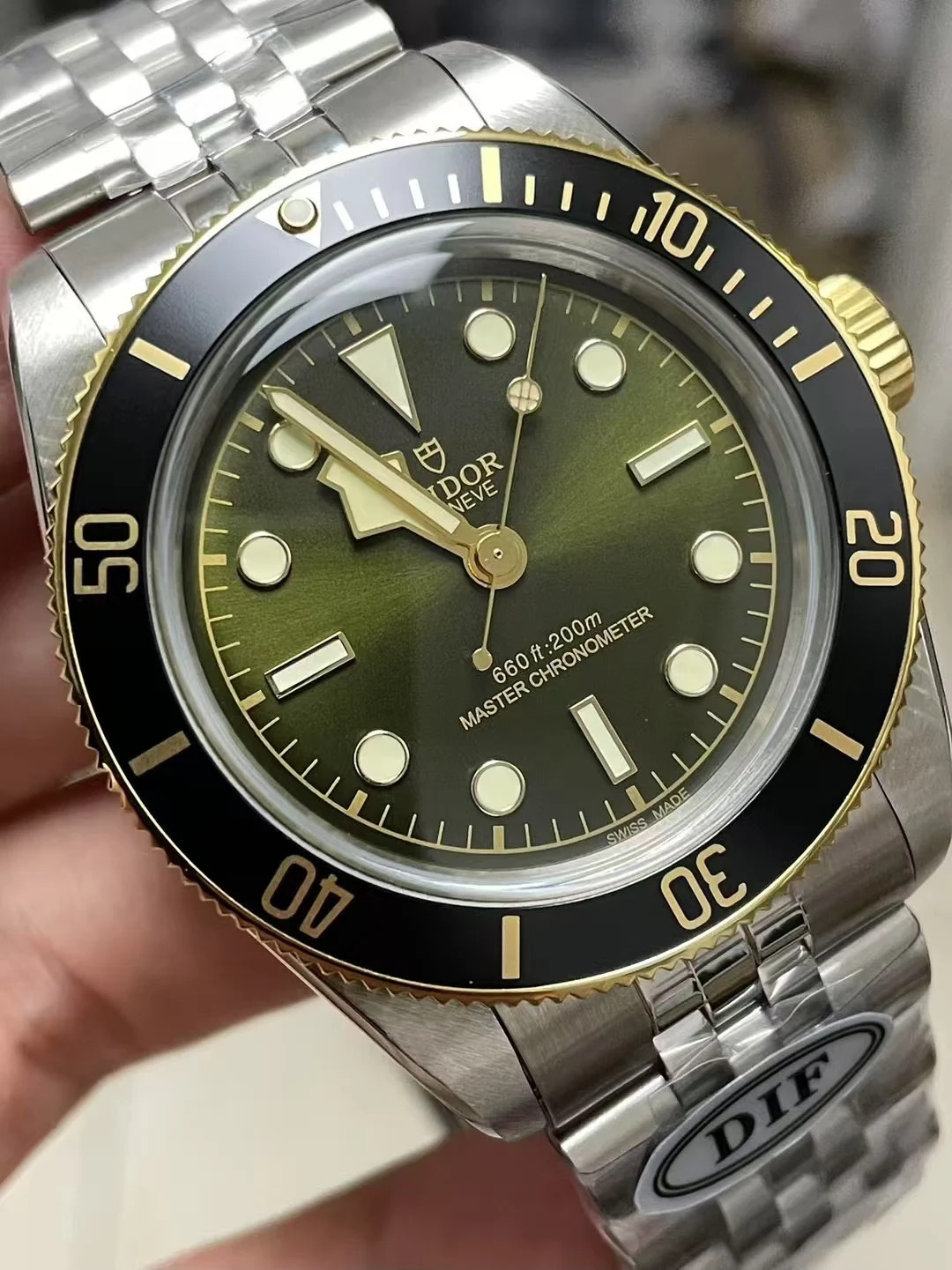 Tudor Black Bay Black Dial 41mm — photographed off the sweep
