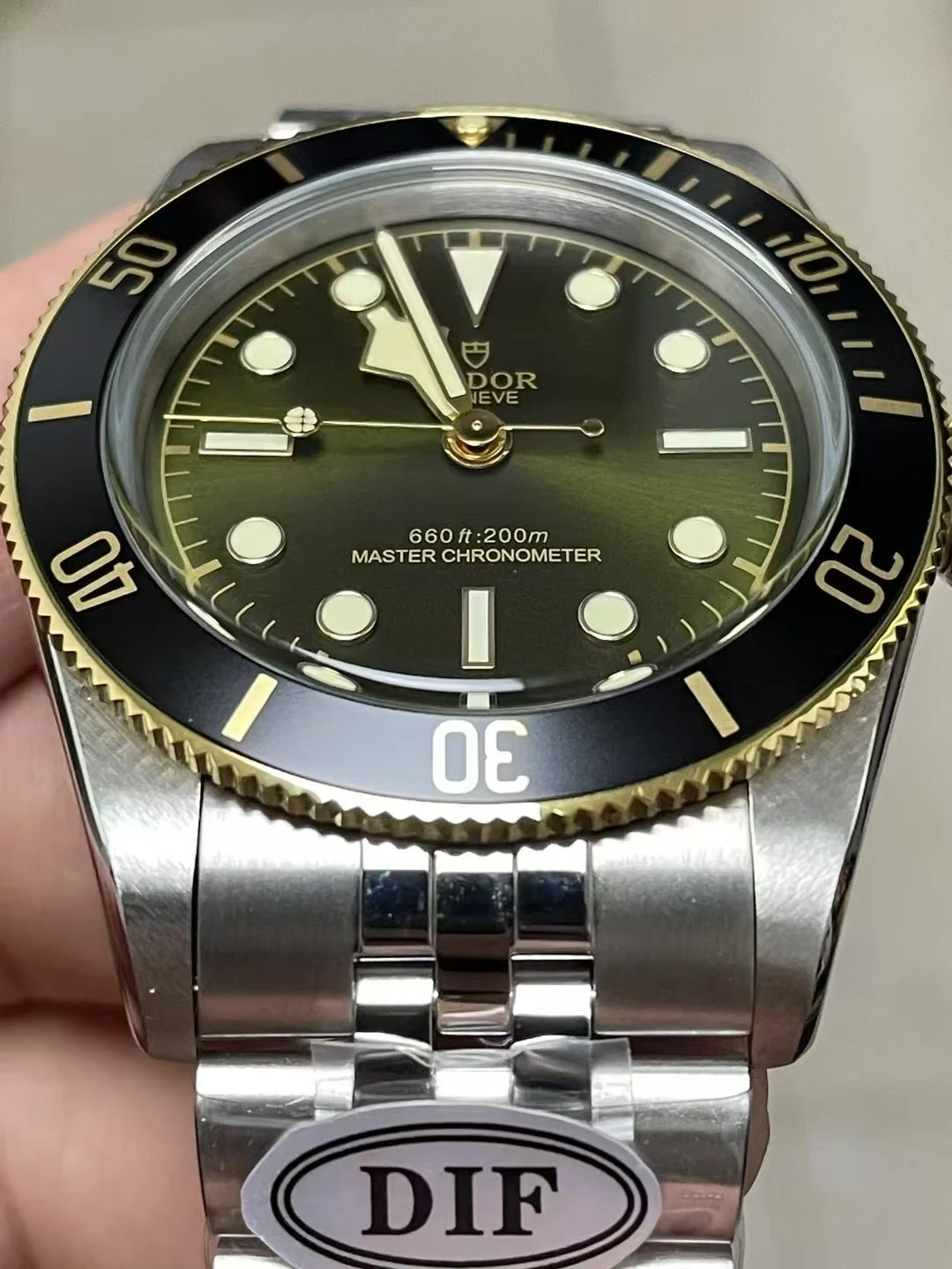 Tudor Black Bay Black Dial 41mm — photographed off the sweep