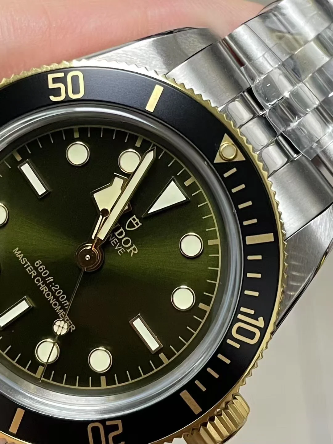 Tudor Black Bay Black Dial 41mm — photographed off the sweep