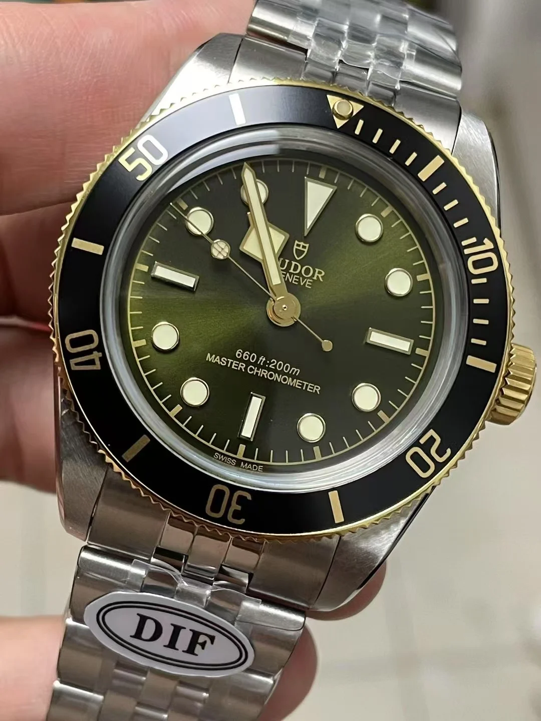 Tudor Black Bay Black Dial 41mm — photographed off the sweep