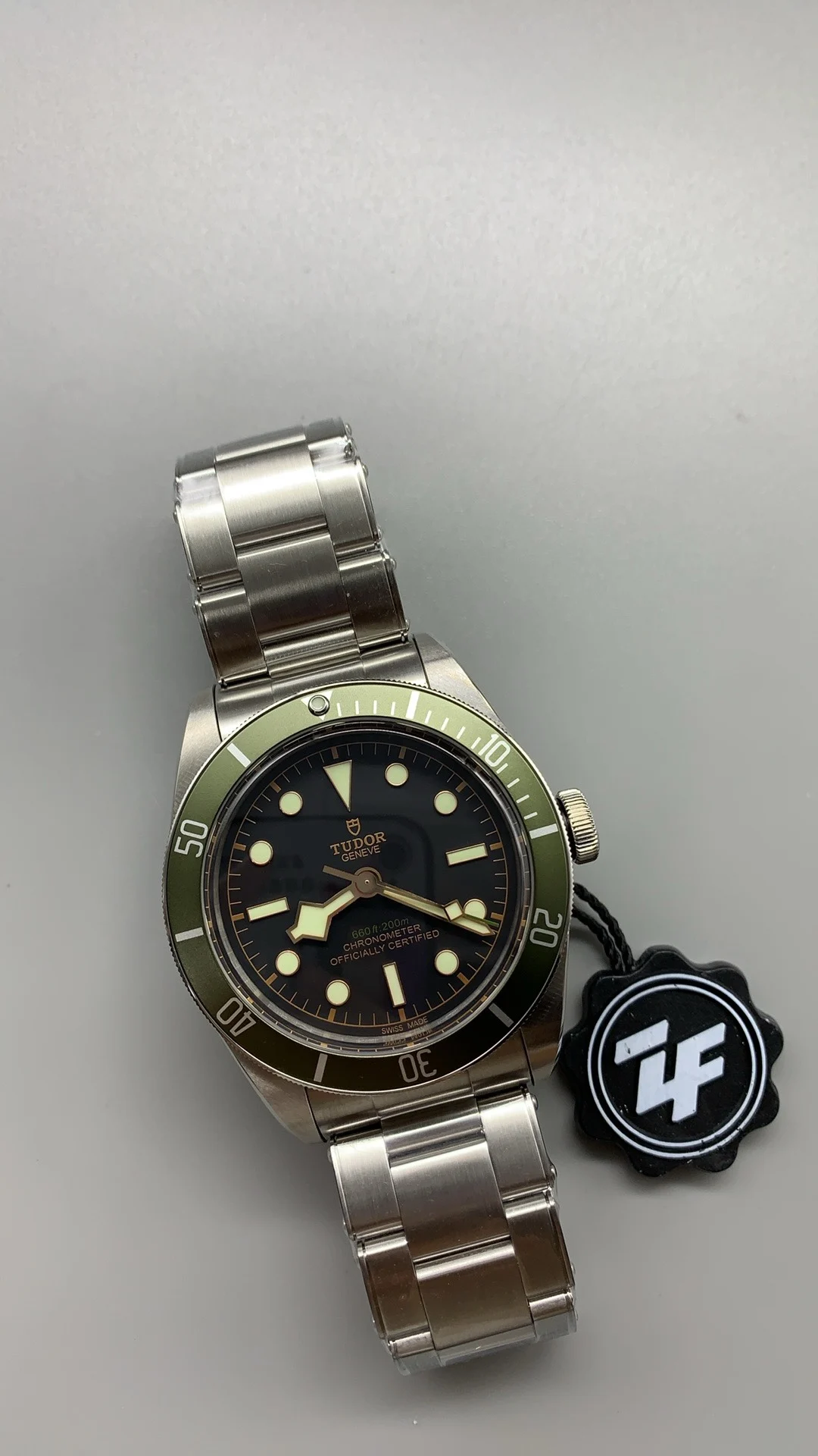 Tudor Black Bay Black Dial 41mm — photographed off the sweep
