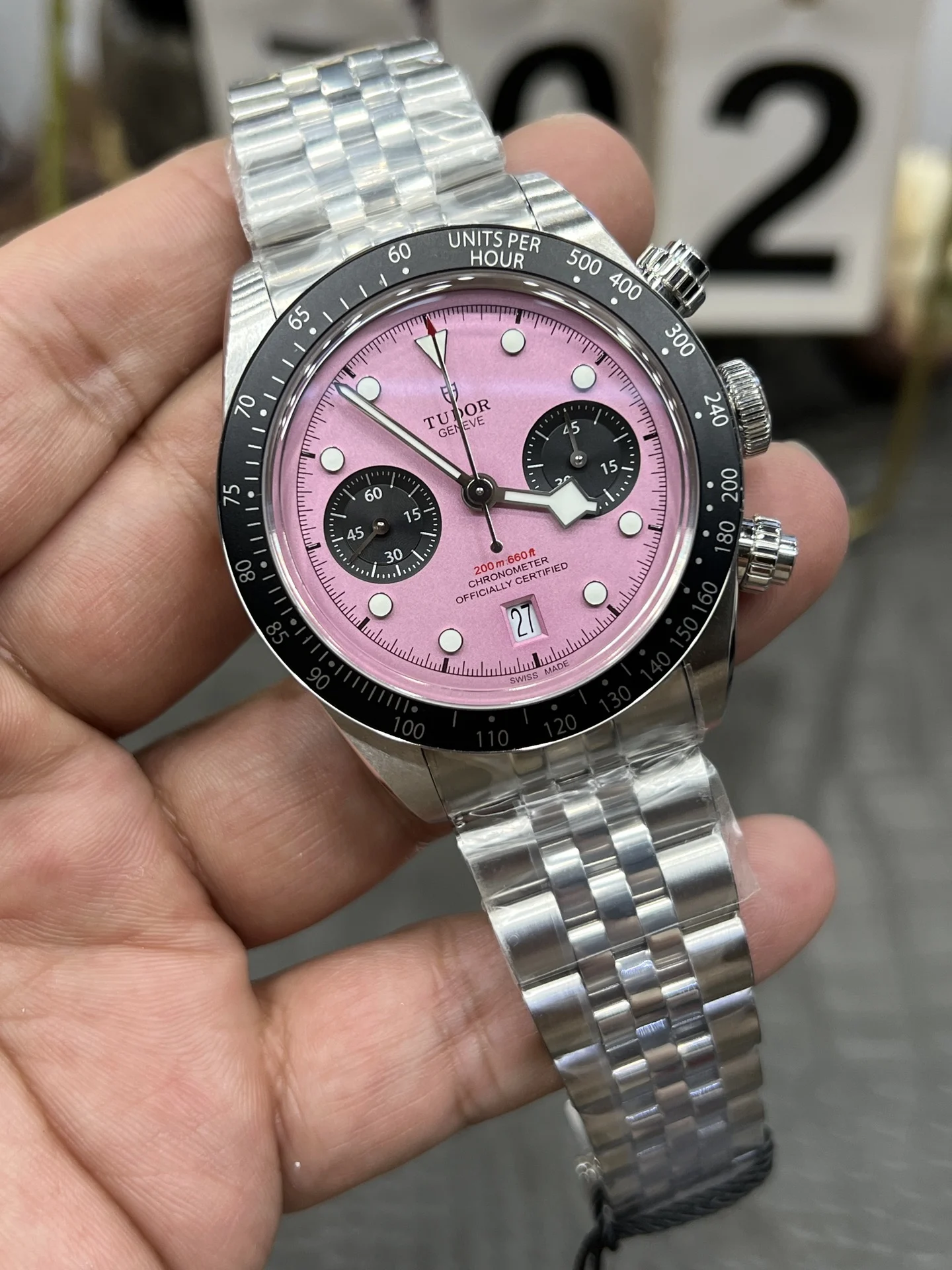 Tudor Black Bay Black Dial 41mm — photographed off the sweep