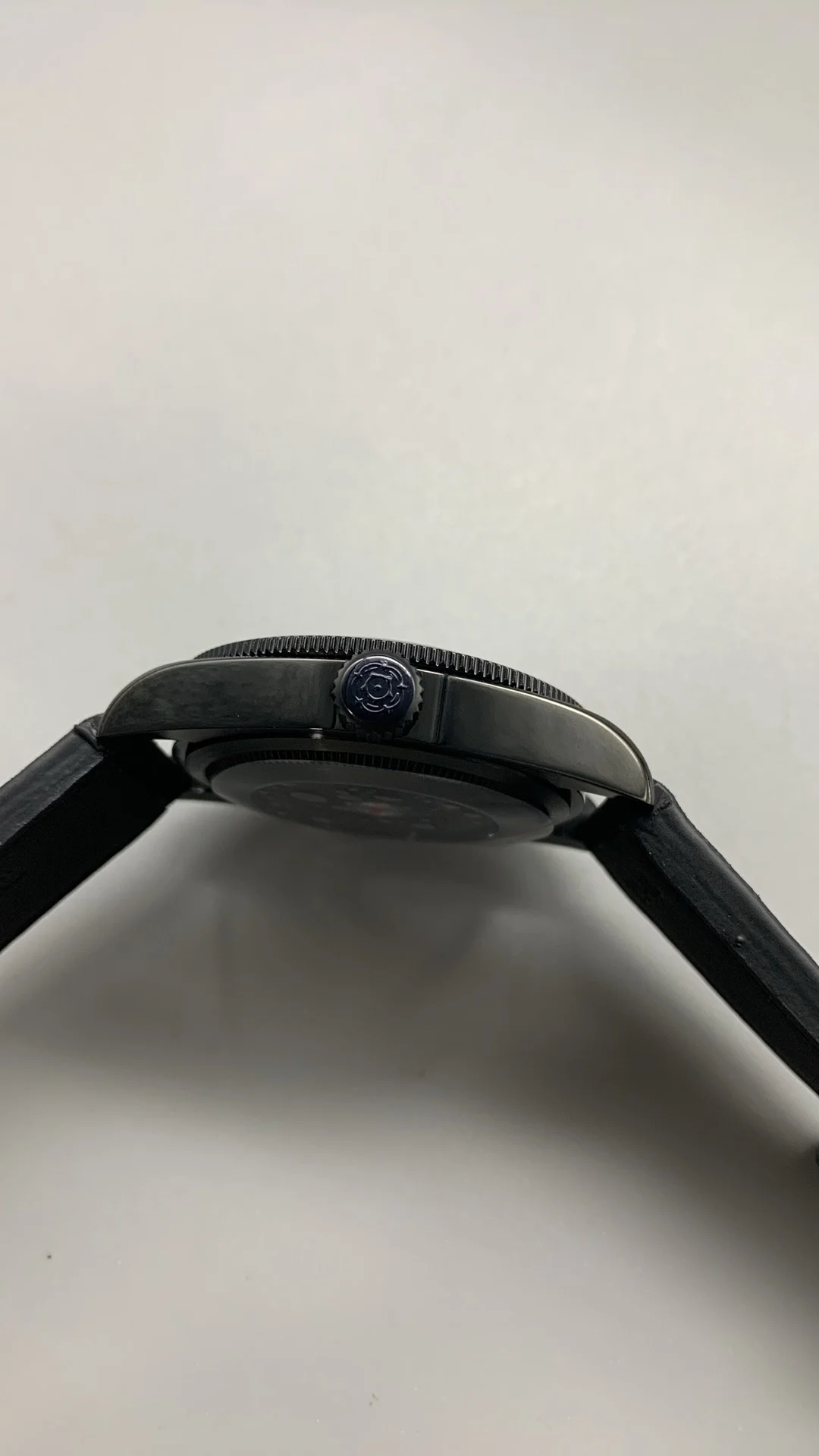 Tudor Black Bay Black Dial — photographed off the sweep