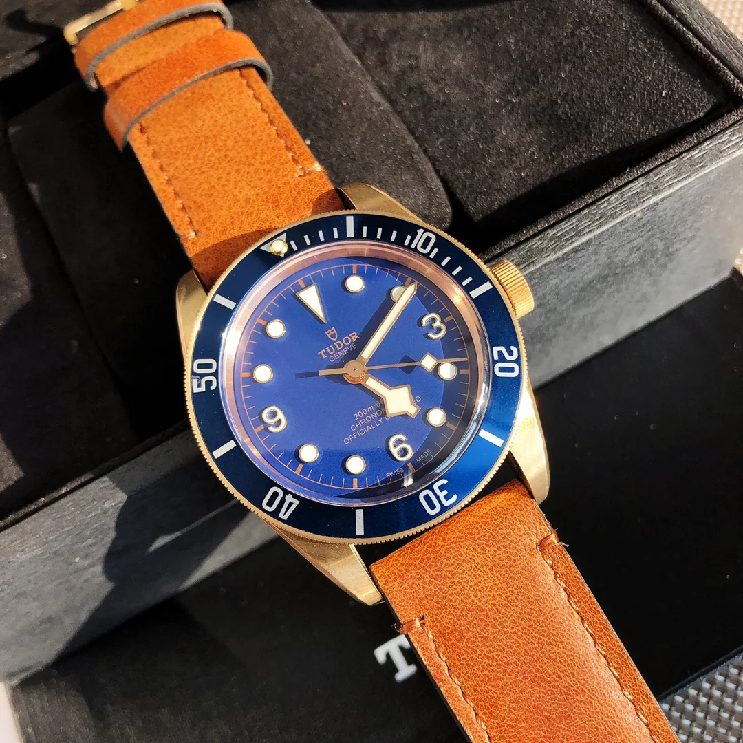 Tudor Black Bay Bronze — photographed off the sweep