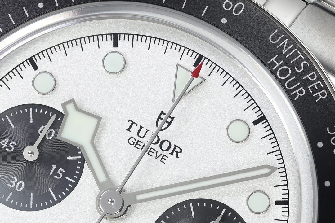 Tudor Black Bay Steel Black Dial 41mm — photographed off the sweep