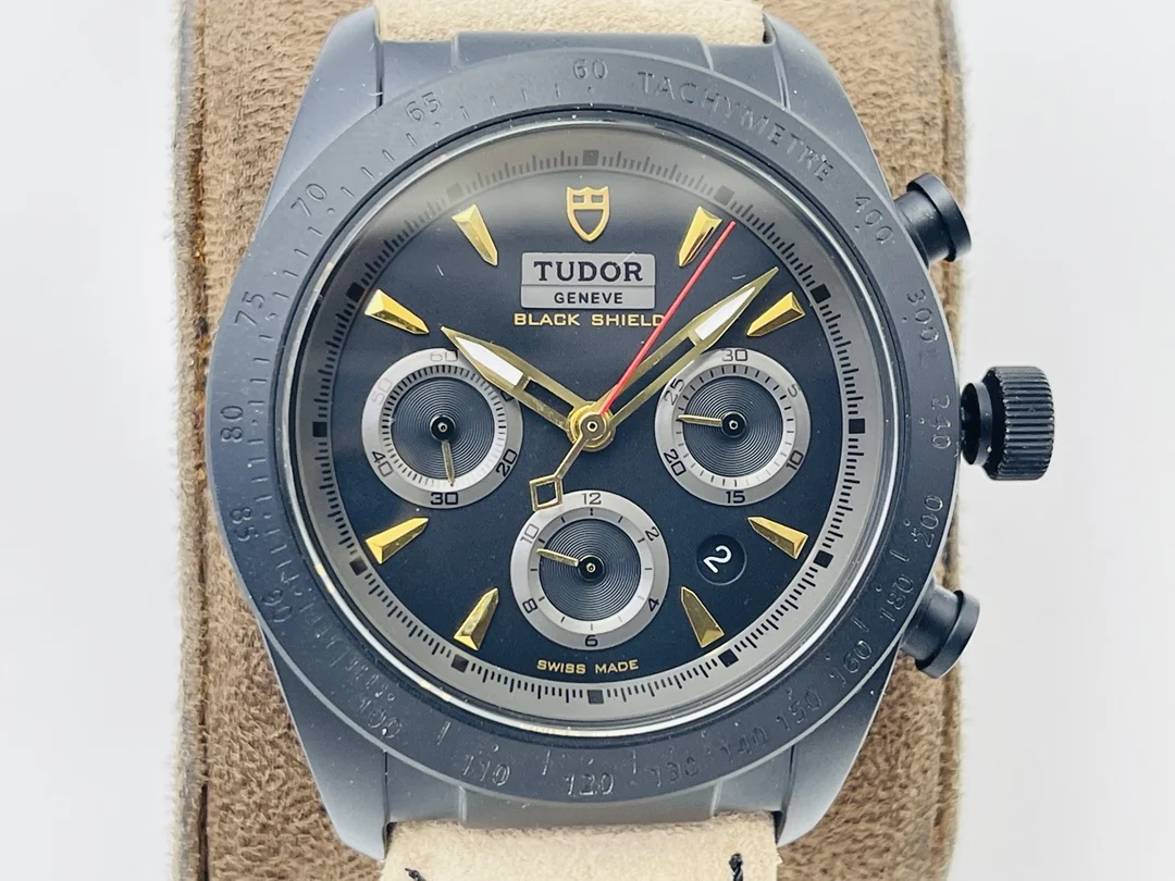 Tudor Black Dial — photographed off the sweep