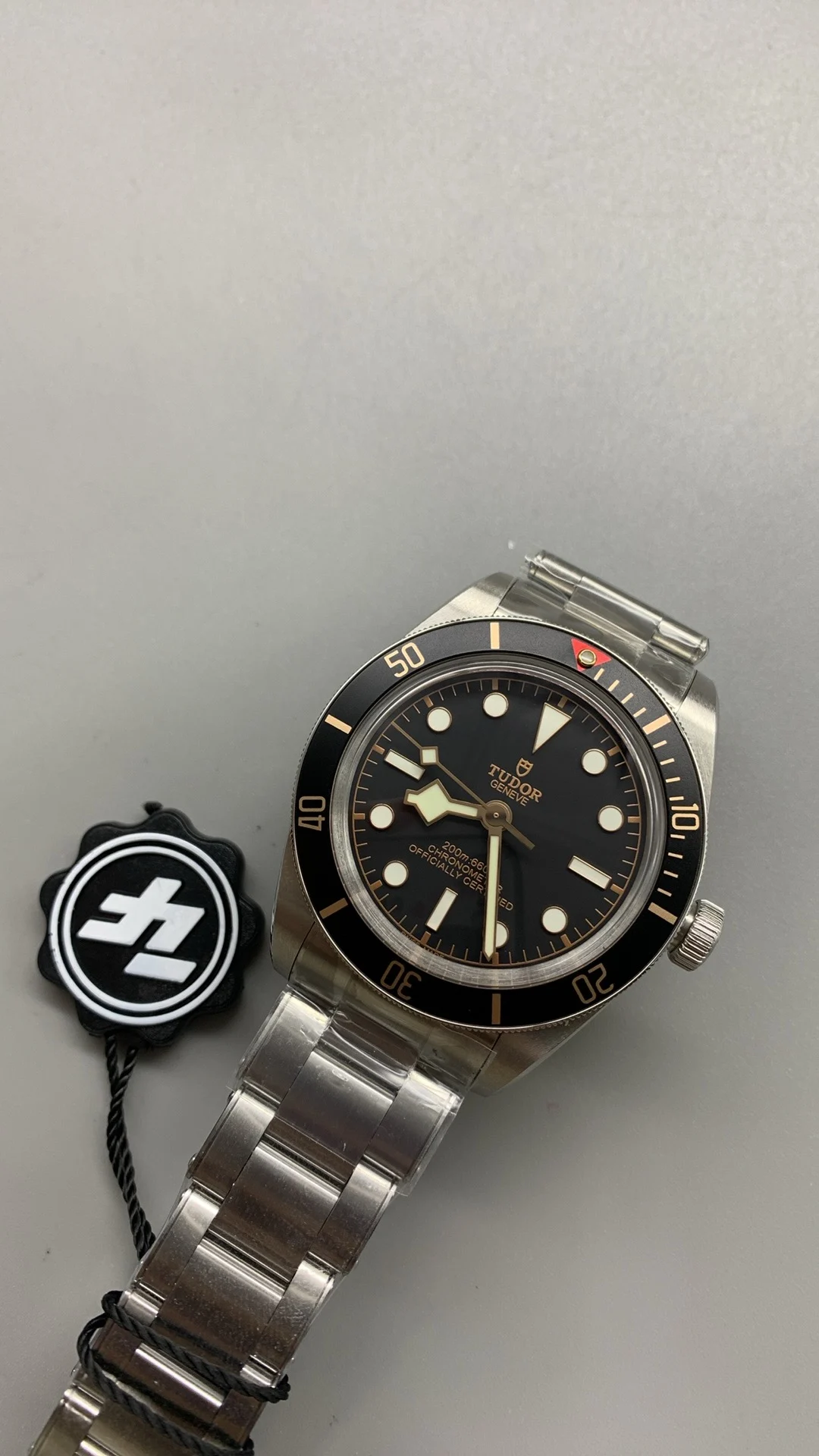Tudor Black Dial 39mm — photographed off the sweep