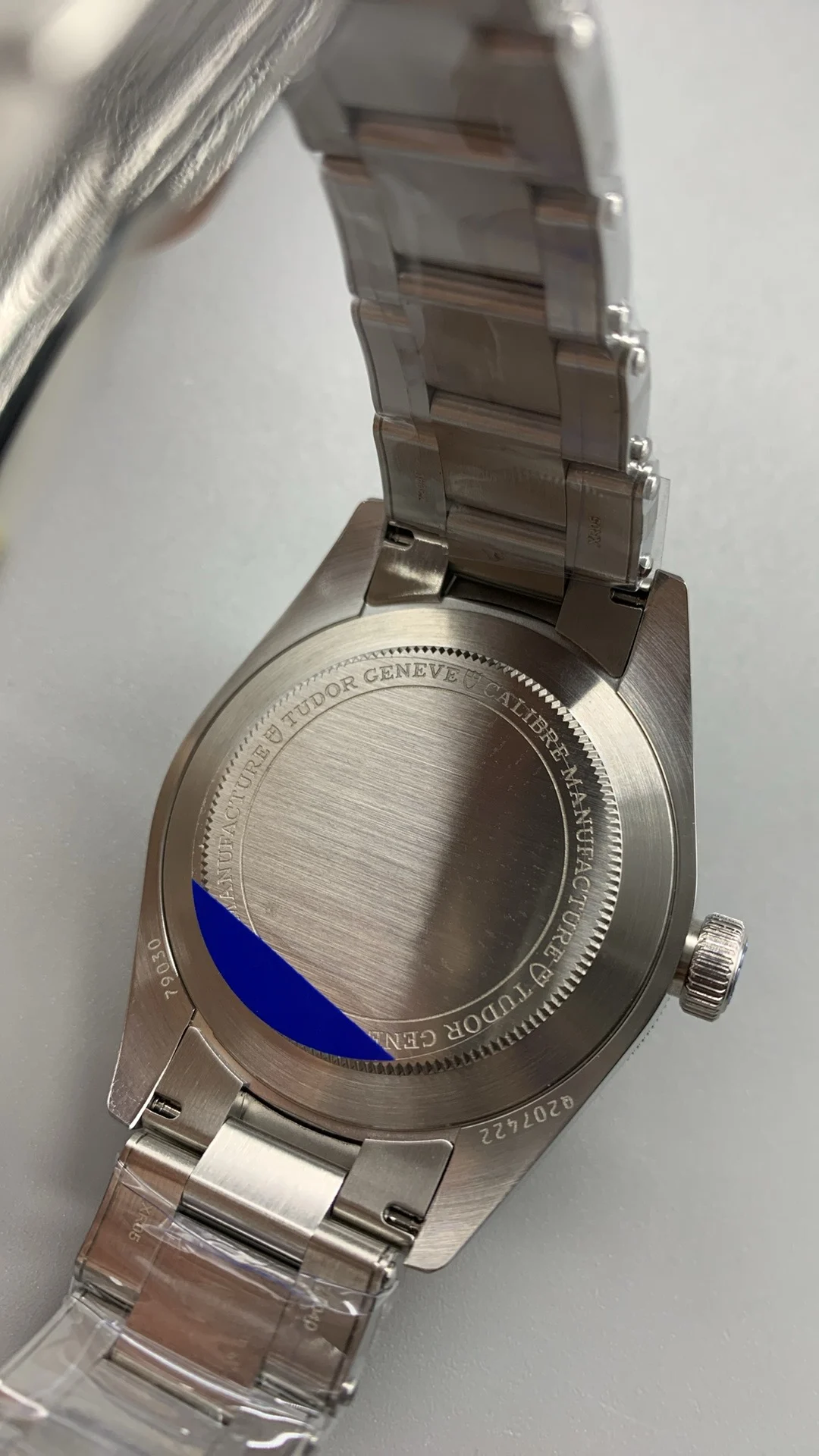 Tudor Blue Dial 39mm — photographed off the sweep