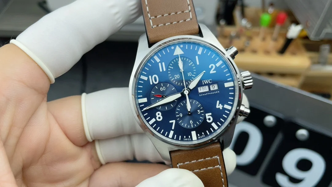 Tudor Blue Dial — photographed off the sweep