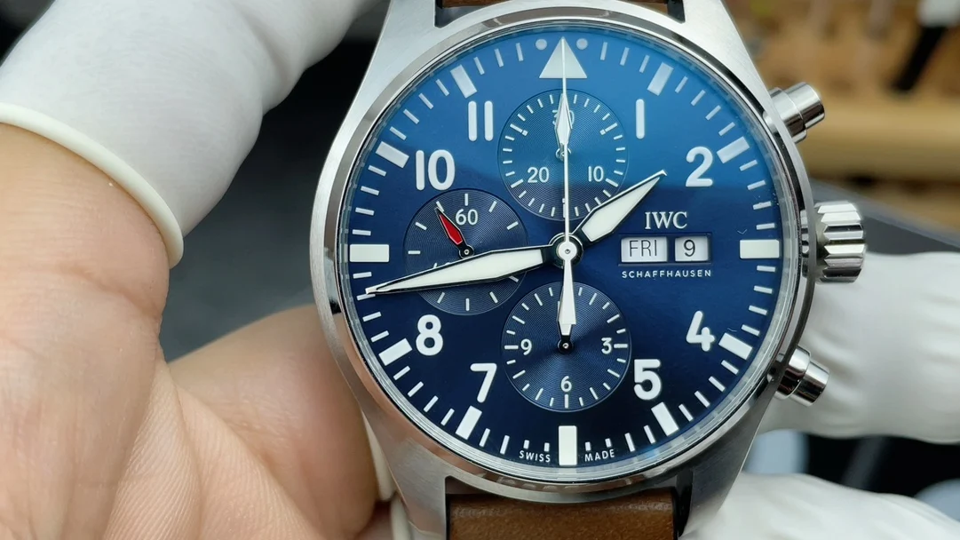 Tudor Blue Dial — photographed off the sweep