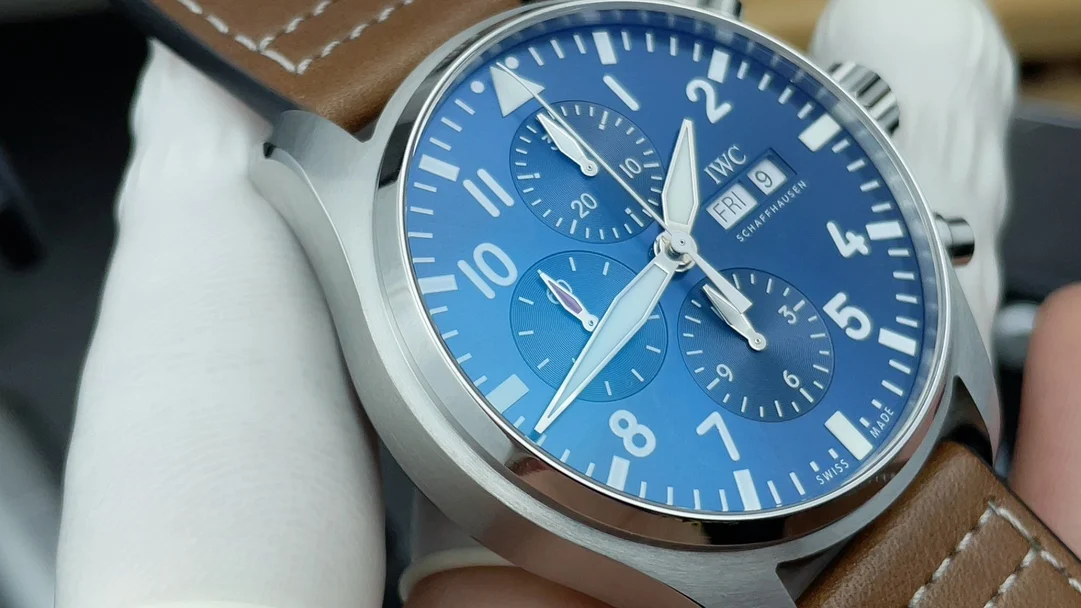 Tudor Blue Dial — photographed off the sweep