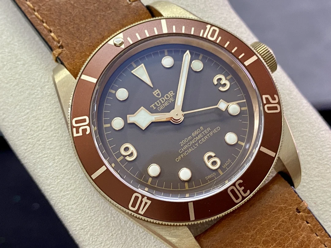 Tudor Bronze — photographed off the sweep